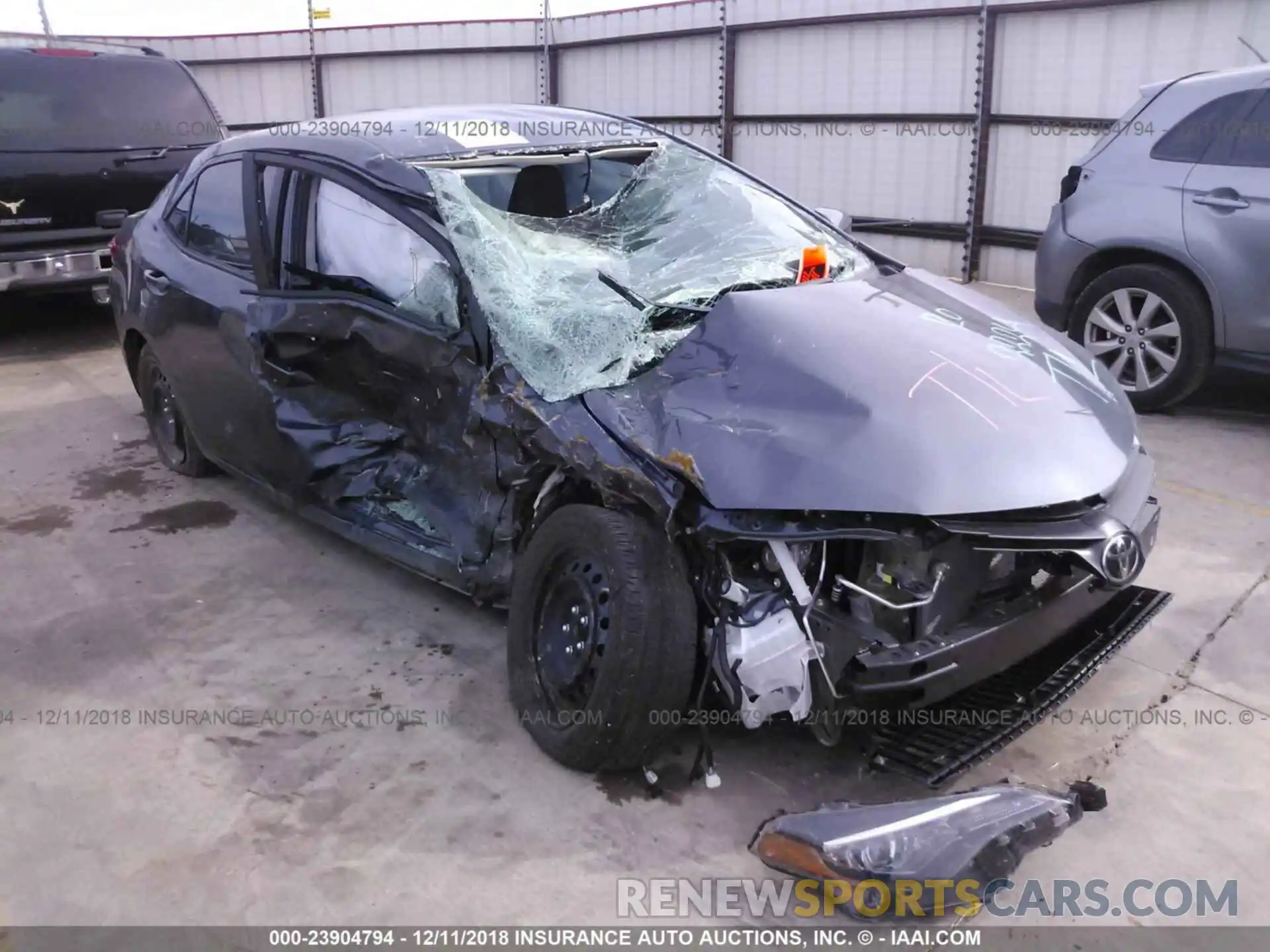 1 Photograph of a damaged car 5YFBURHE1KP861665 TOYOTA COROLLA 2019