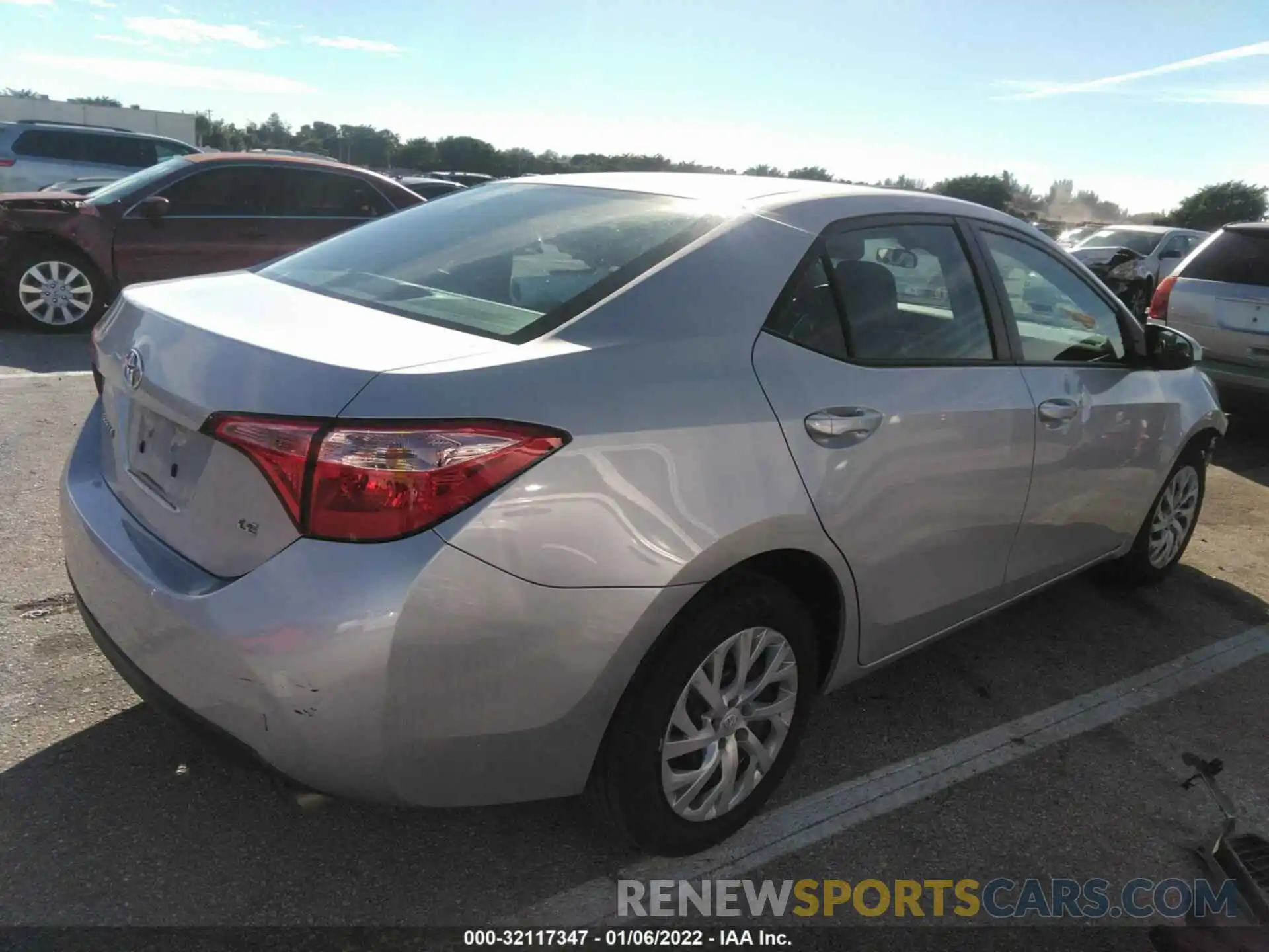 4 Photograph of a damaged car 5YFBURHE1KP861925 TOYOTA COROLLA 2019