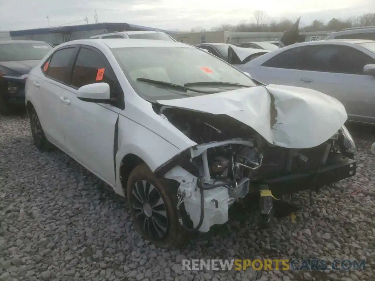 1 Photograph of a damaged car 5YFBURHE1KP862024 TOYOTA COROLLA 2019