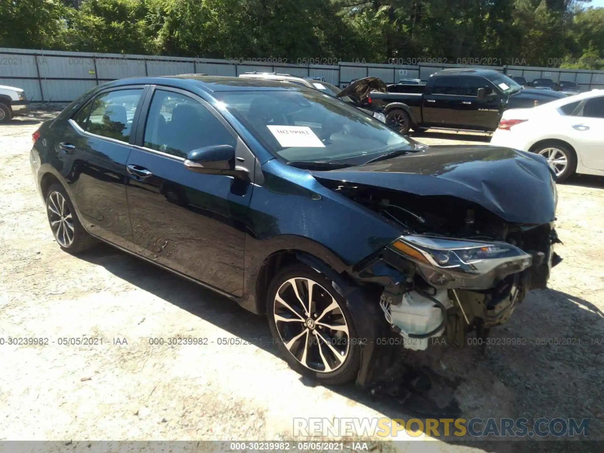 1 Photograph of a damaged car 5YFBURHE1KP862069 TOYOTA COROLLA 2019