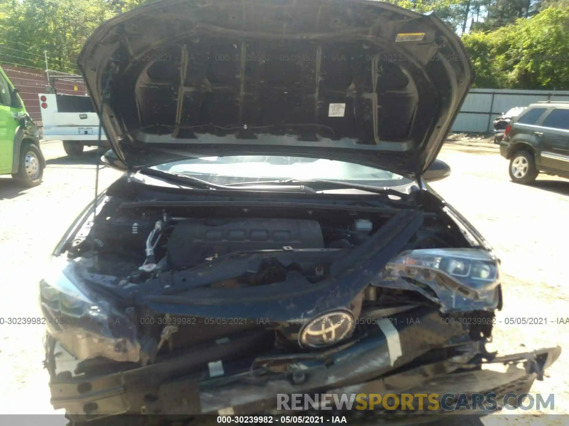 10 Photograph of a damaged car 5YFBURHE1KP862069 TOYOTA COROLLA 2019