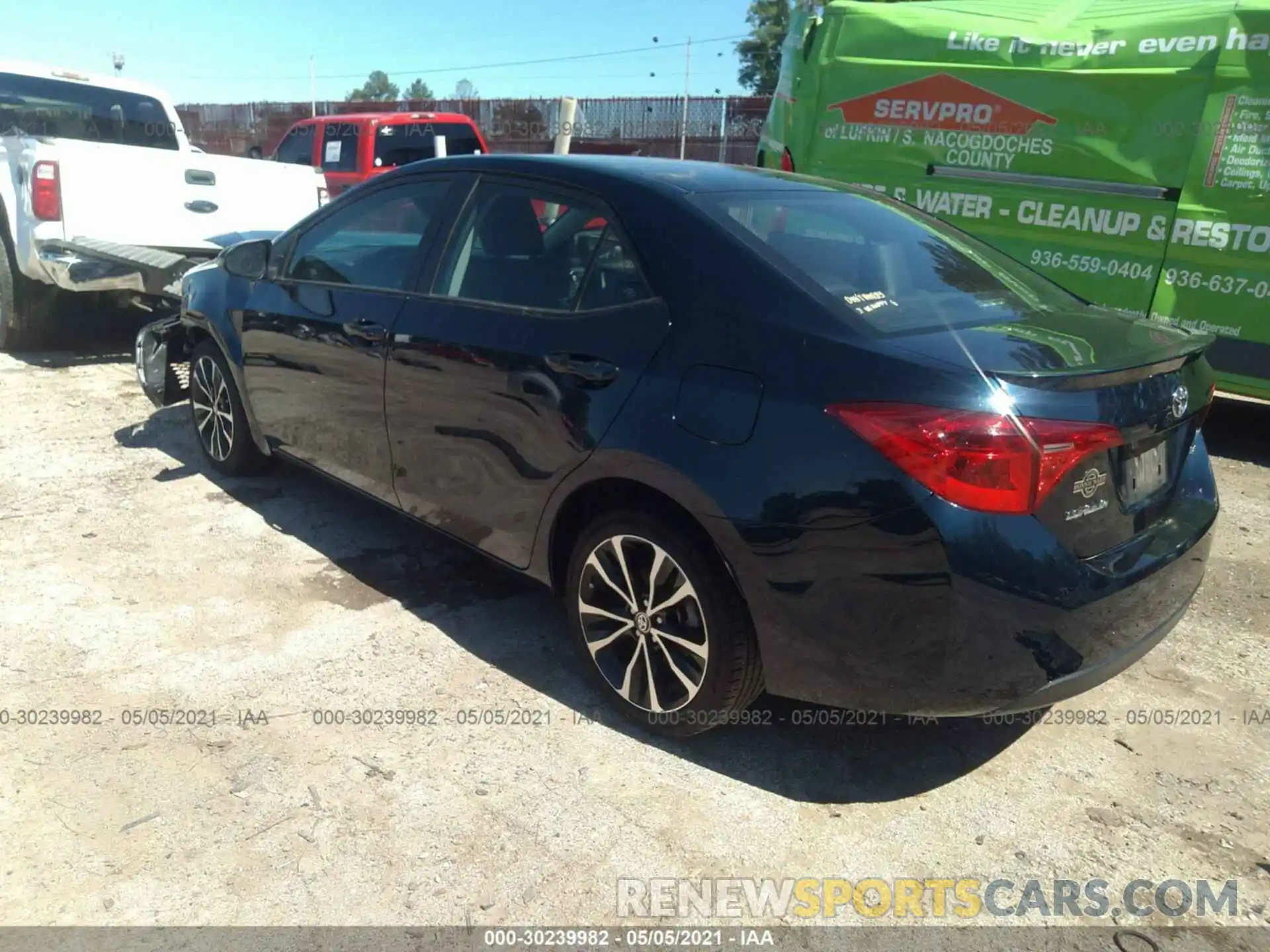 3 Photograph of a damaged car 5YFBURHE1KP862069 TOYOTA COROLLA 2019