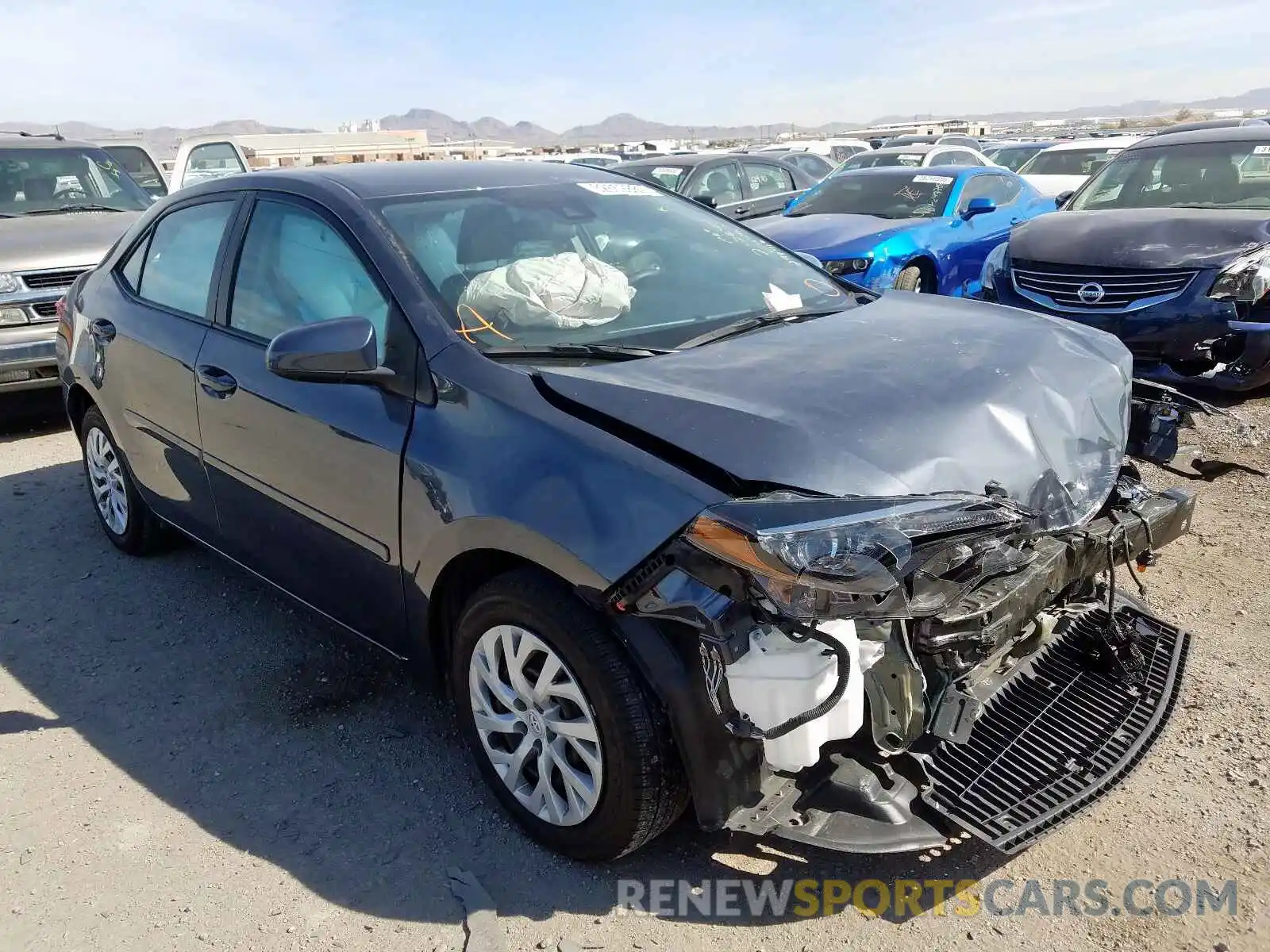 1 Photograph of a damaged car 5YFBURHE1KP862136 TOYOTA COROLLA 2019