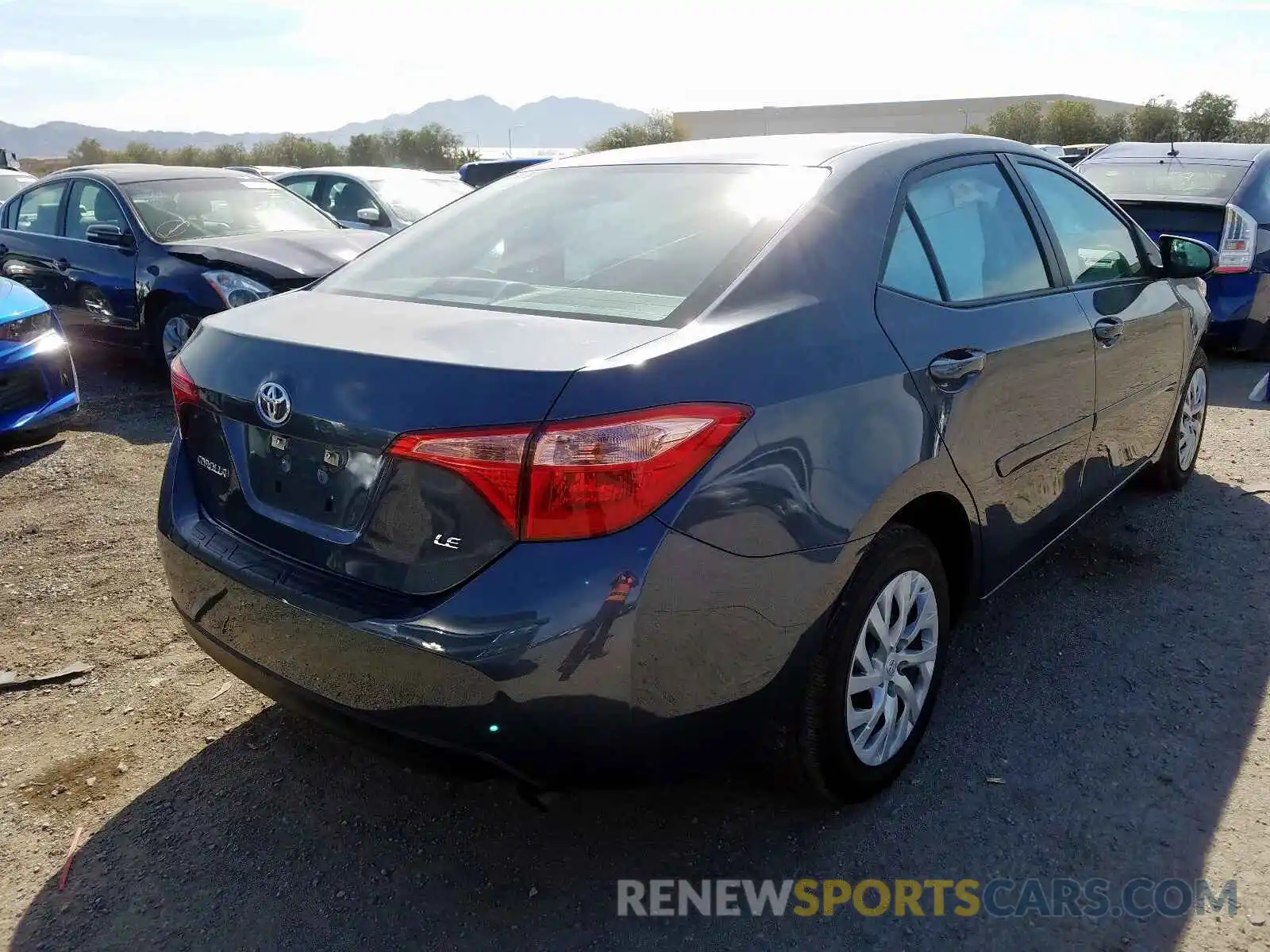 4 Photograph of a damaged car 5YFBURHE1KP862136 TOYOTA COROLLA 2019