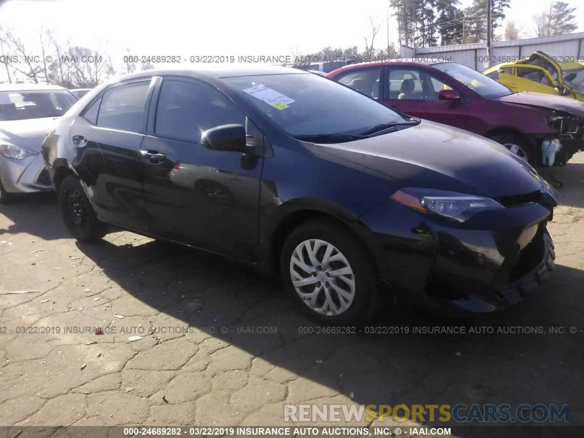 1 Photograph of a damaged car 5YFBURHE1KP862380 TOYOTA COROLLA 2019