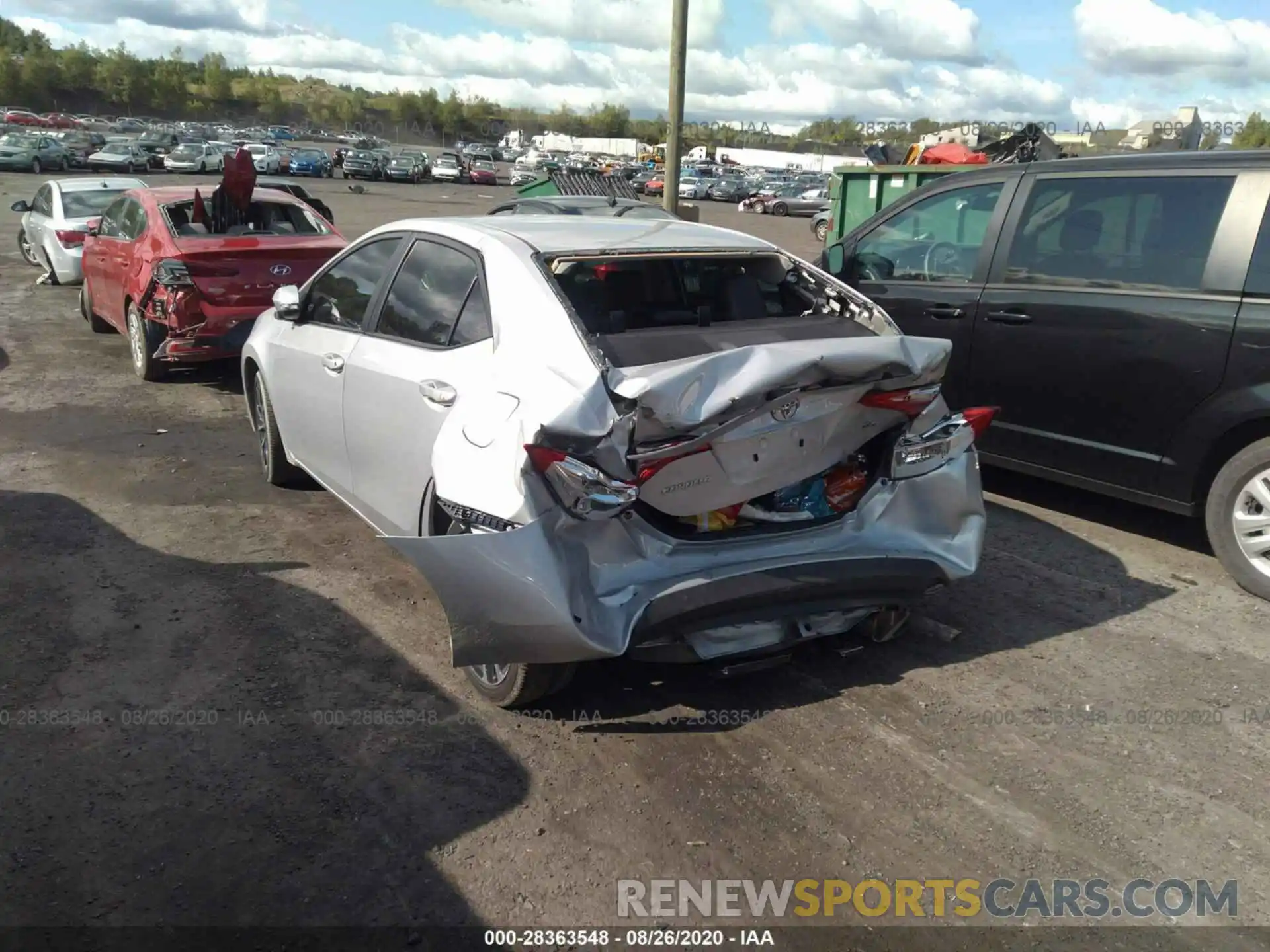 6 Photograph of a damaged car 5YFBURHE1KP862587 TOYOTA COROLLA 2019