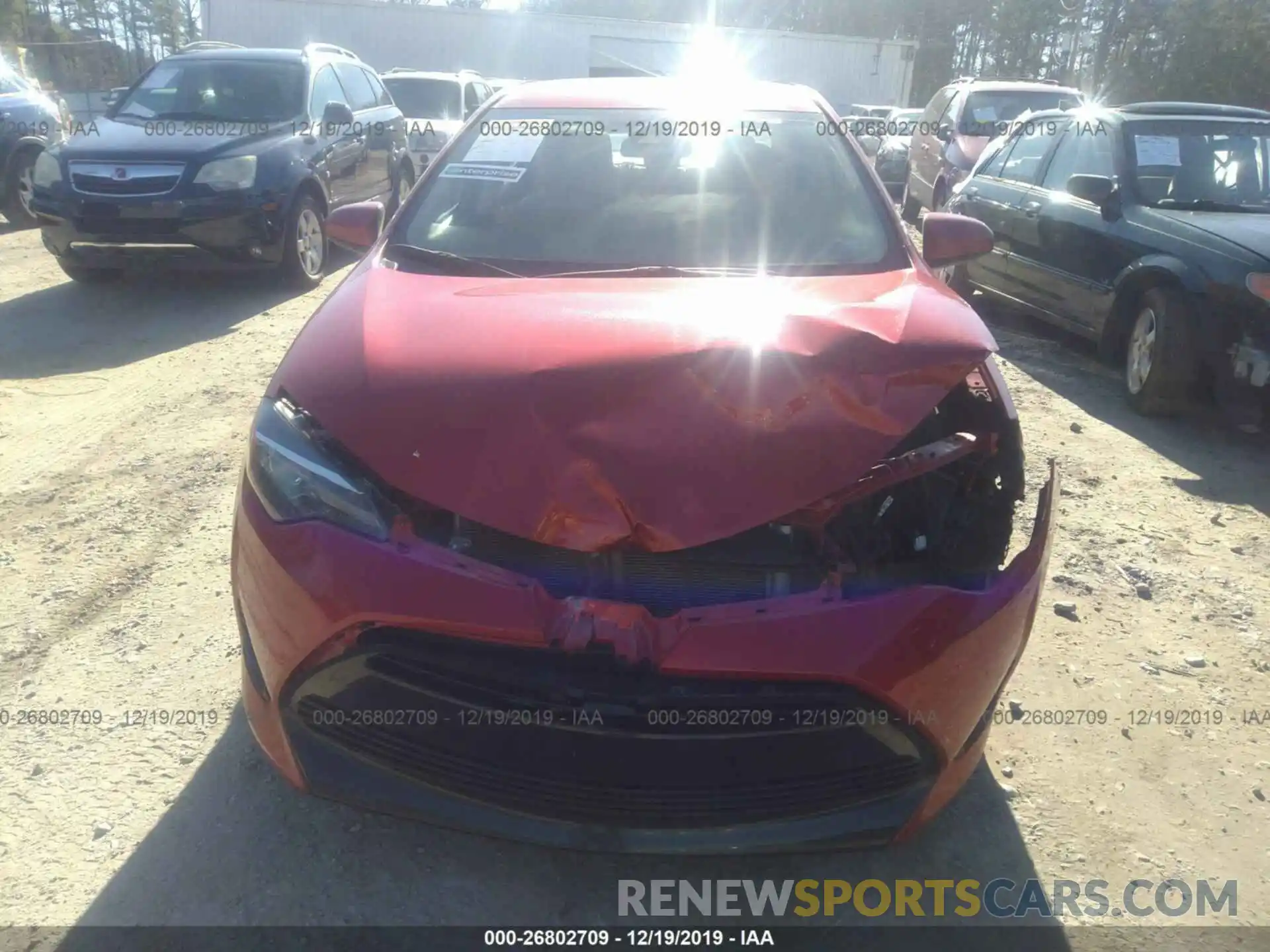 6 Photograph of a damaged car 5YFBURHE1KP863027 TOYOTA COROLLA 2019