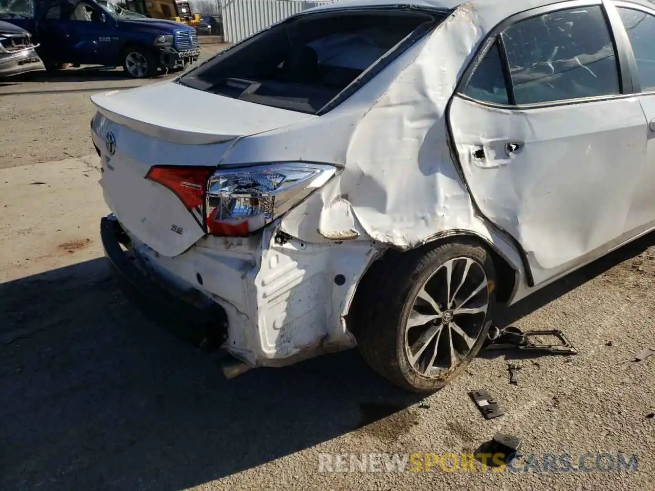 9 Photograph of a damaged car 5YFBURHE1KP863061 TOYOTA COROLLA 2019