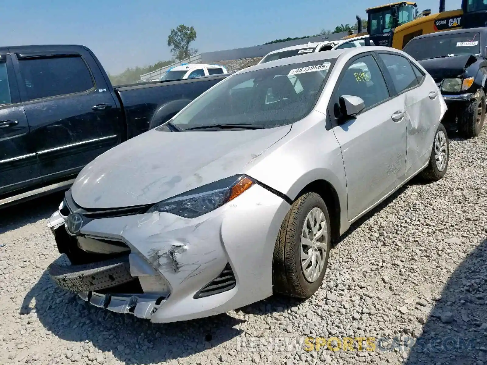 2 Photograph of a damaged car 5YFBURHE1KP863500 TOYOTA COROLLA 2019