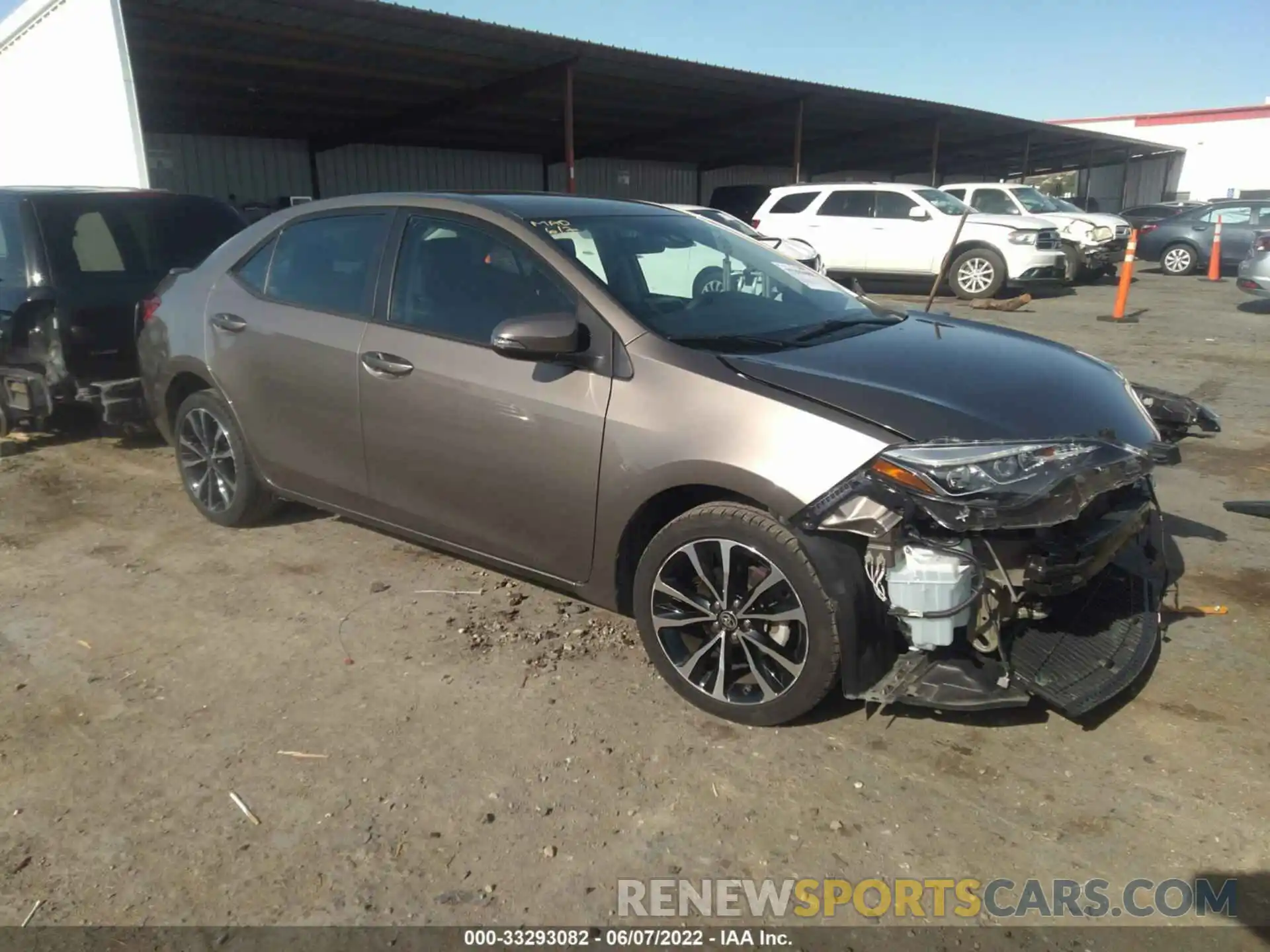 1 Photograph of a damaged car 5YFBURHE1KP863545 TOYOTA COROLLA 2019