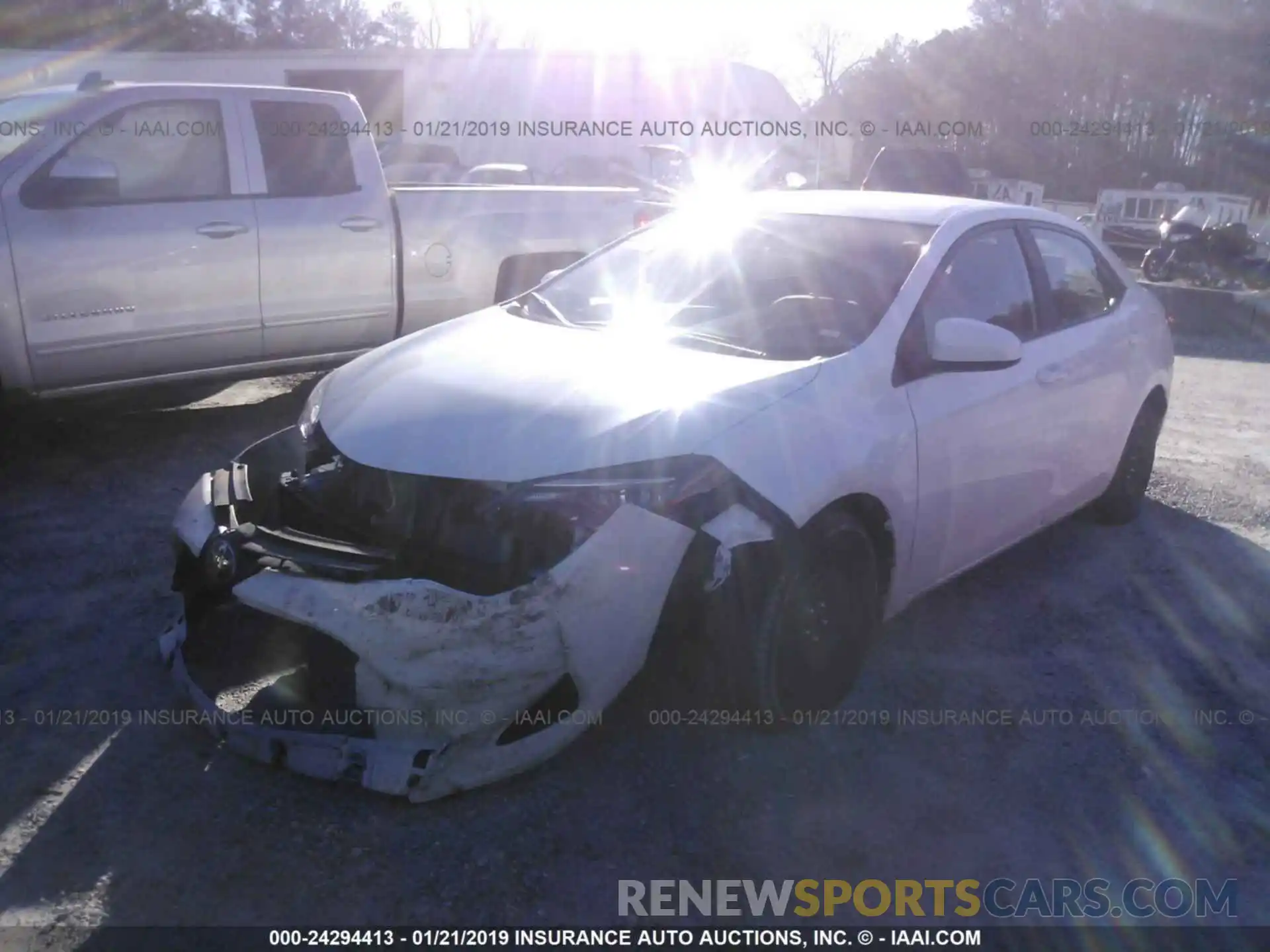 2 Photograph of a damaged car 5YFBURHE1KP863965 TOYOTA COROLLA 2019