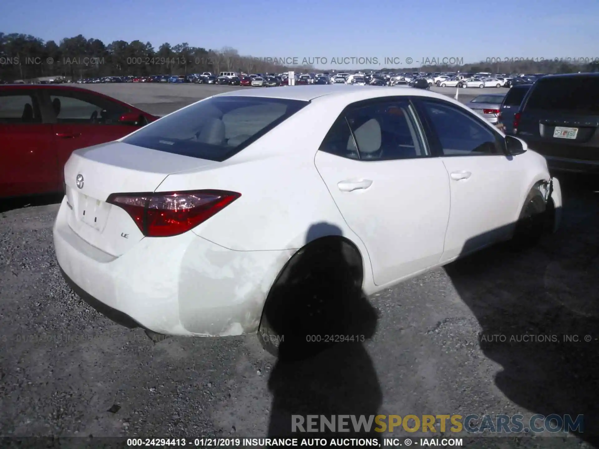 4 Photograph of a damaged car 5YFBURHE1KP863965 TOYOTA COROLLA 2019