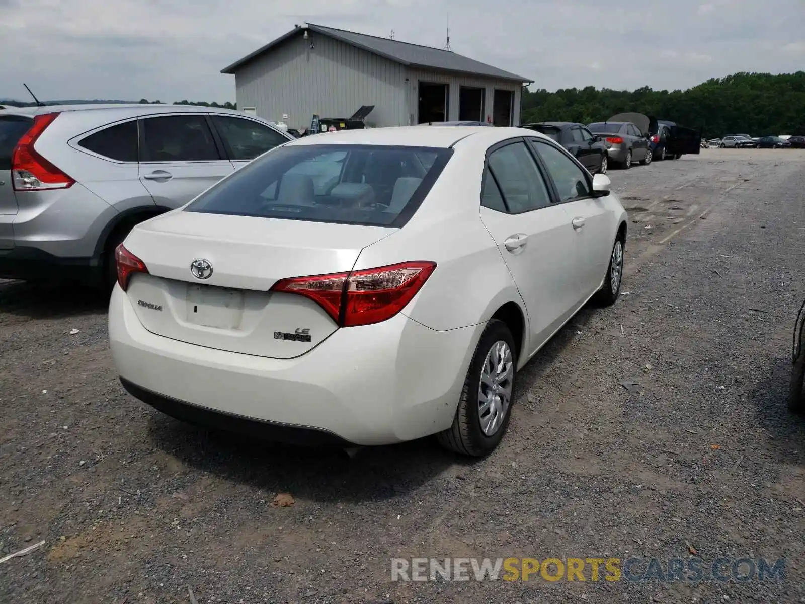 4 Photograph of a damaged car 5YFBURHE1KP864341 TOYOTA COROLLA 2019