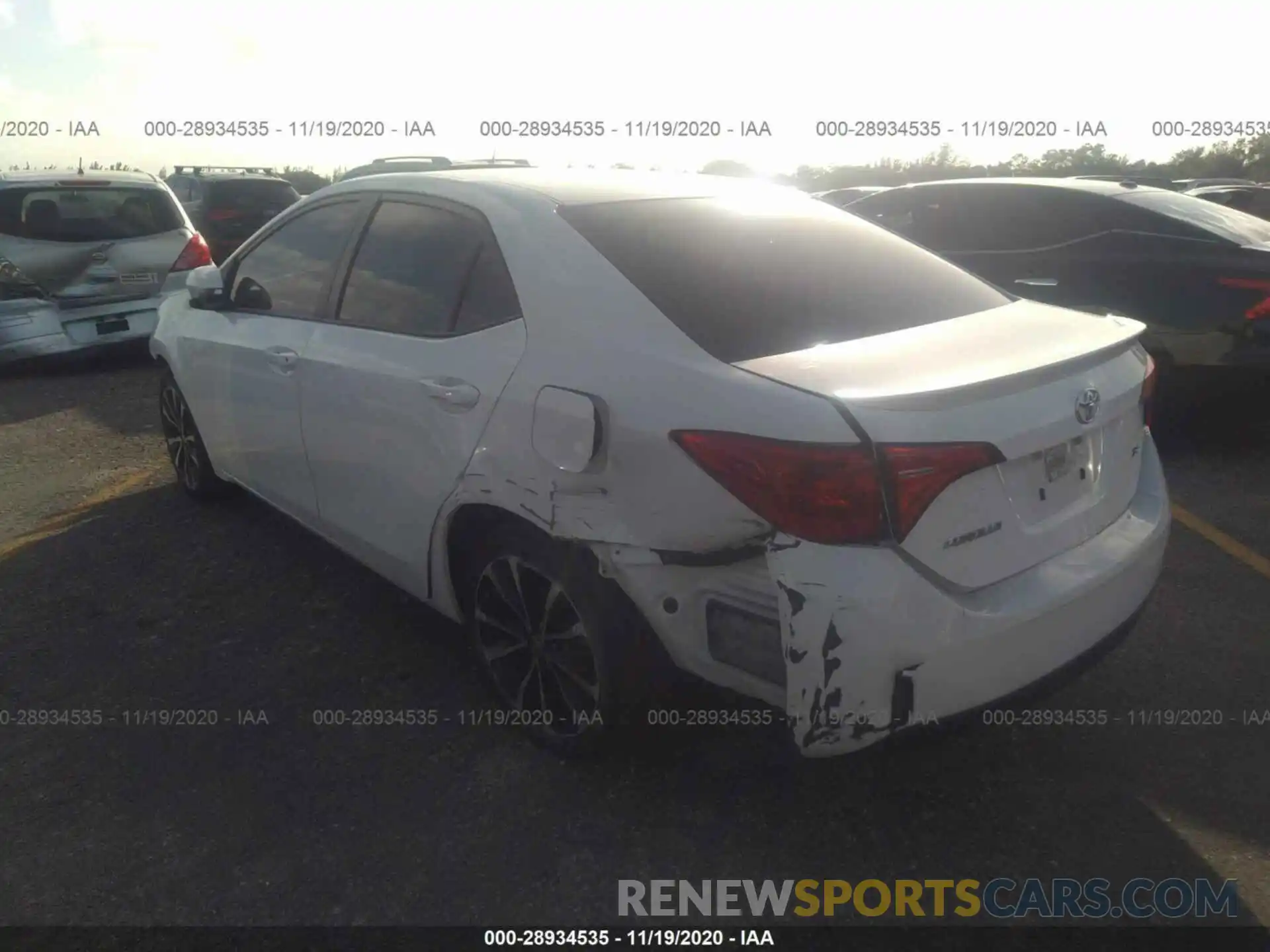 3 Photograph of a damaged car 5YFBURHE1KP865361 TOYOTA COROLLA 2019