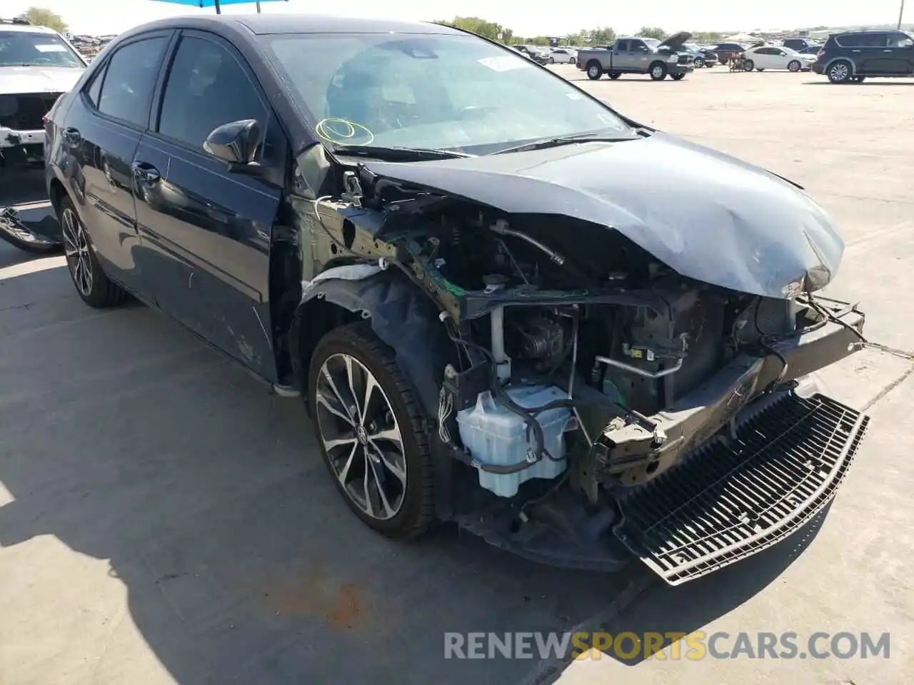 1 Photograph of a damaged car 5YFBURHE1KP865568 TOYOTA COROLLA 2019