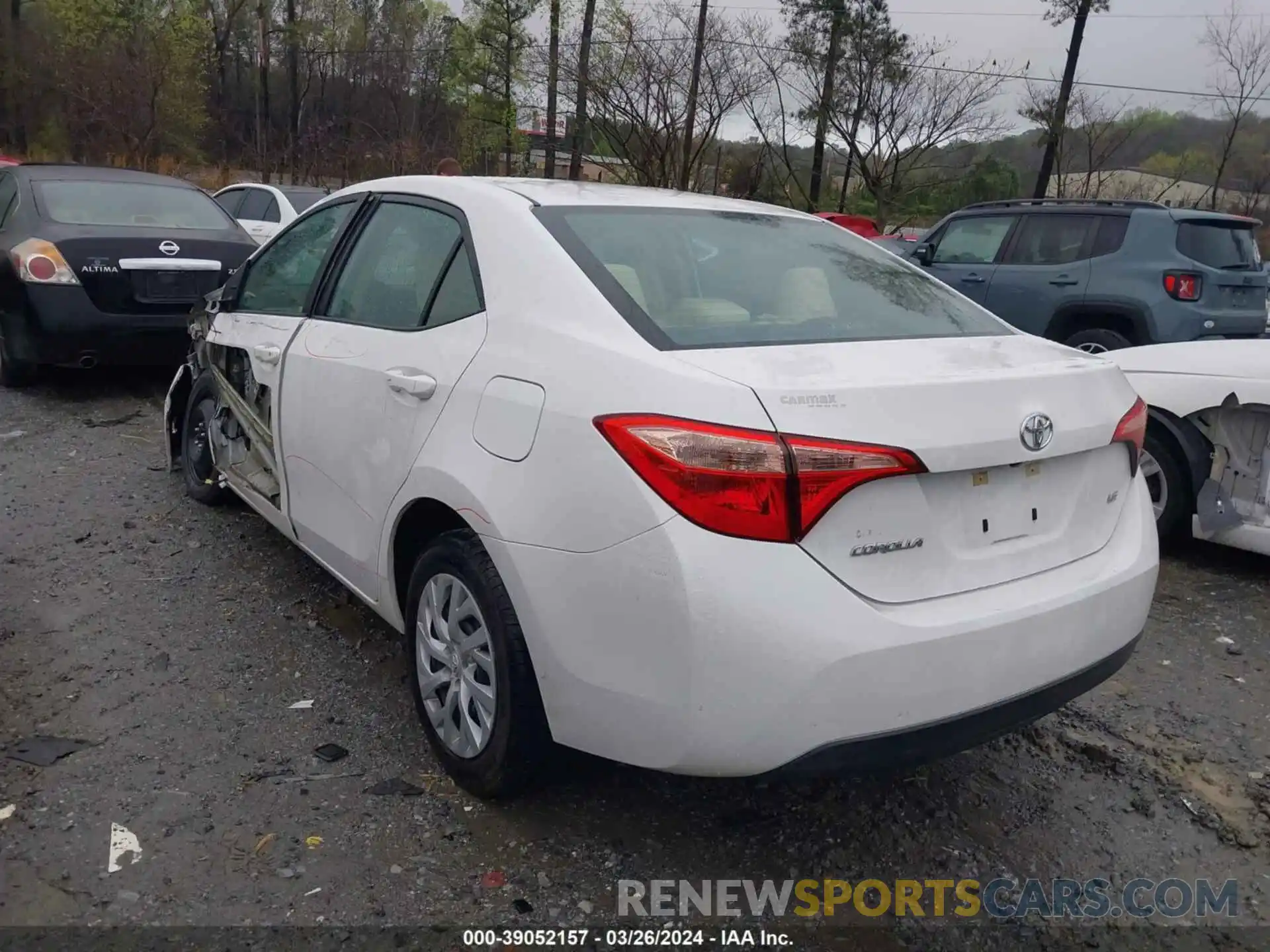 3 Photograph of a damaged car 5YFBURHE1KP866087 TOYOTA COROLLA 2019