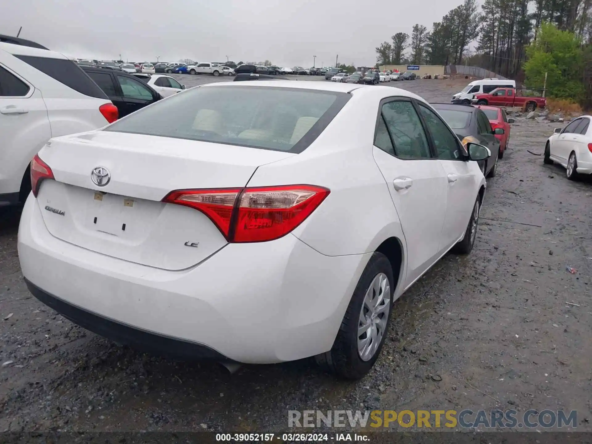 4 Photograph of a damaged car 5YFBURHE1KP866087 TOYOTA COROLLA 2019