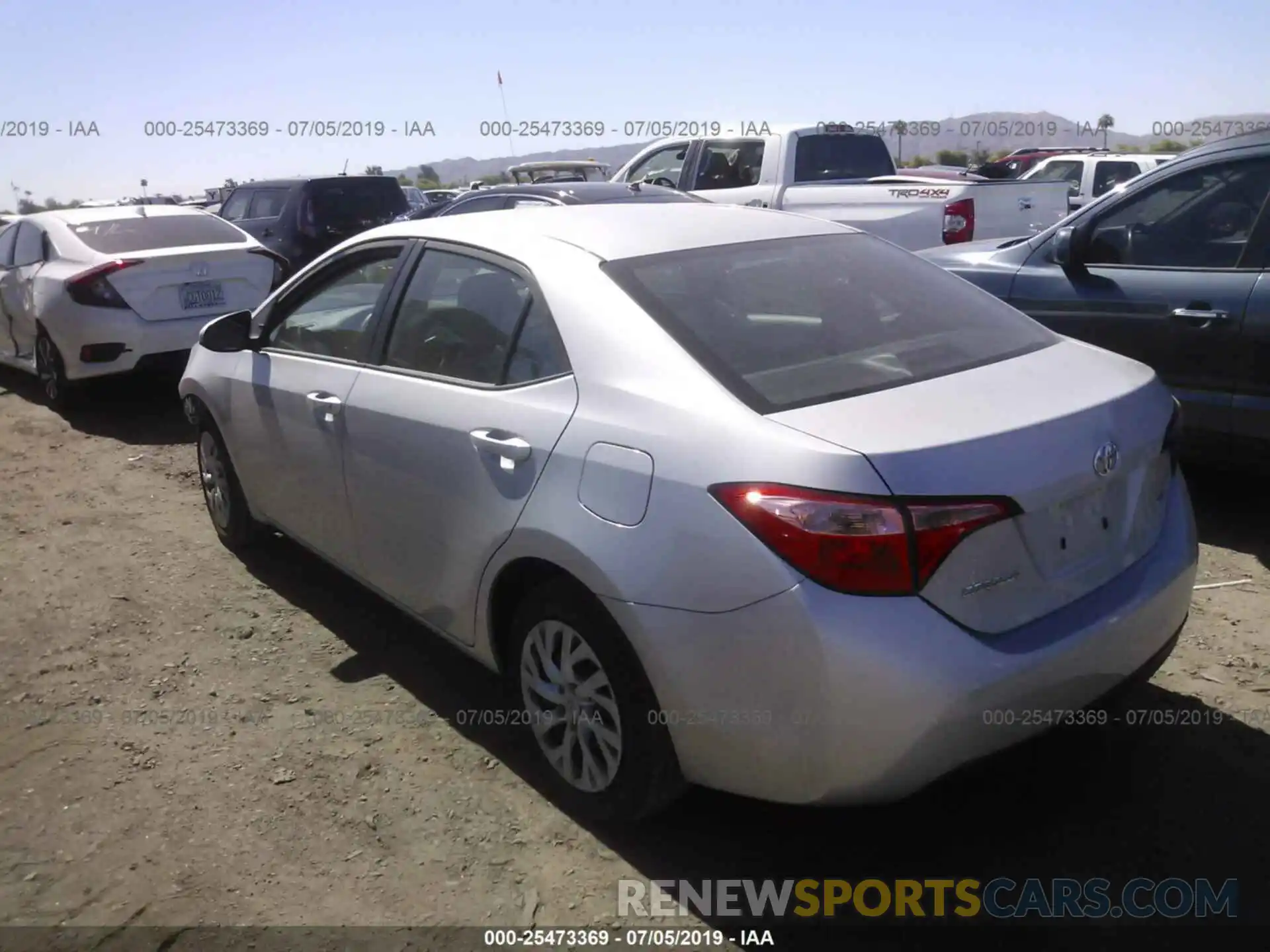 3 Photograph of a damaged car 5YFBURHE1KP866610 TOYOTA COROLLA 2019