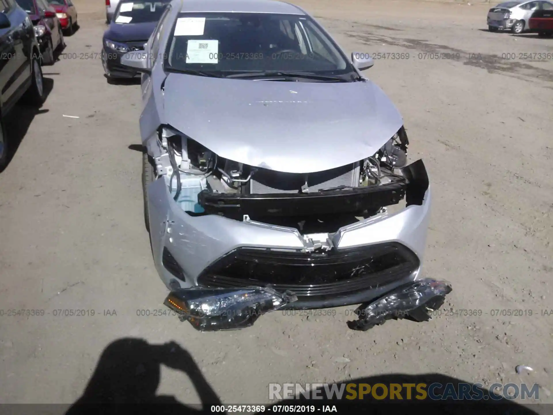 6 Photograph of a damaged car 5YFBURHE1KP866610 TOYOTA COROLLA 2019