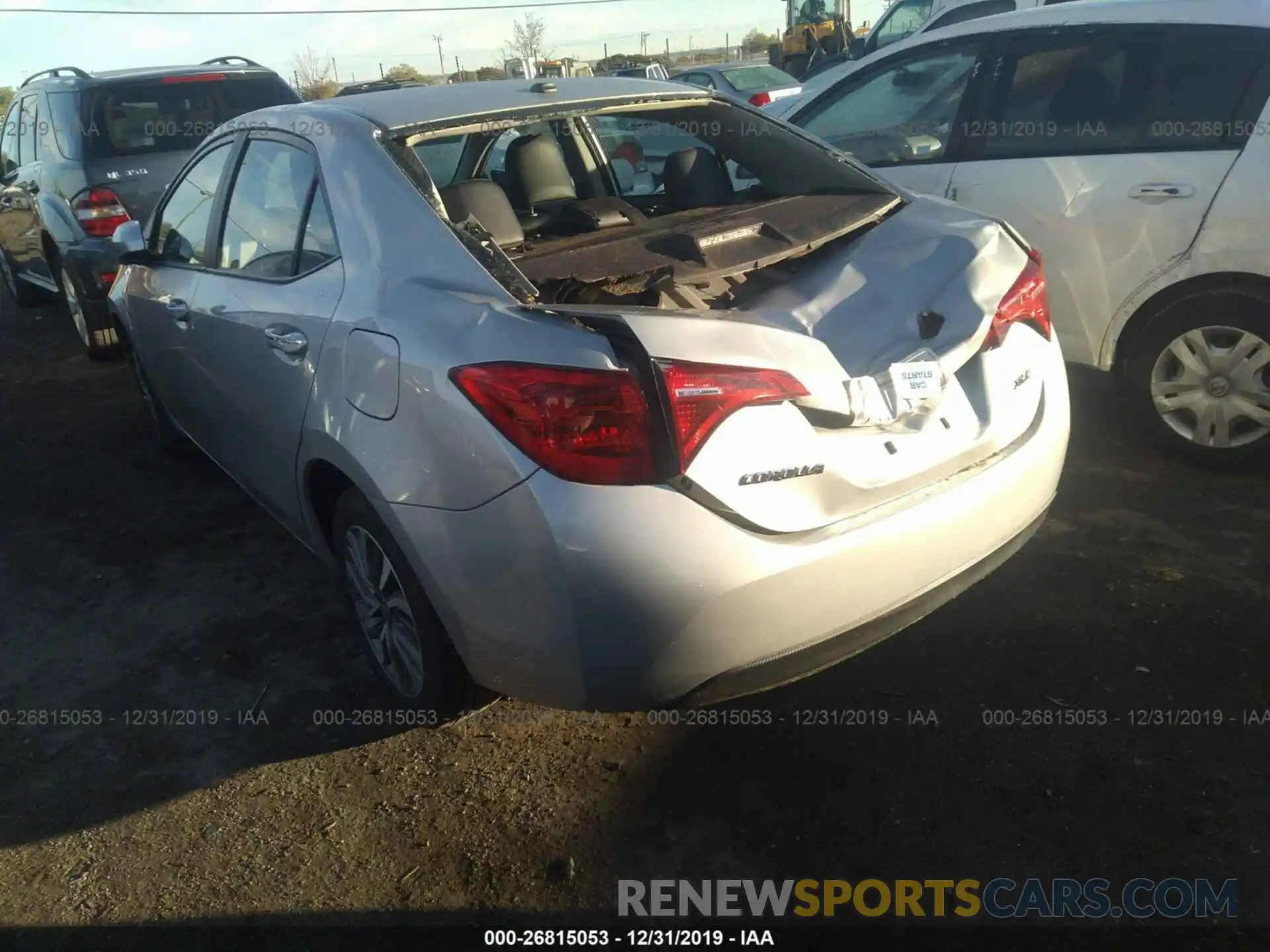 3 Photograph of a damaged car 5YFBURHE1KP866638 TOYOTA COROLLA 2019