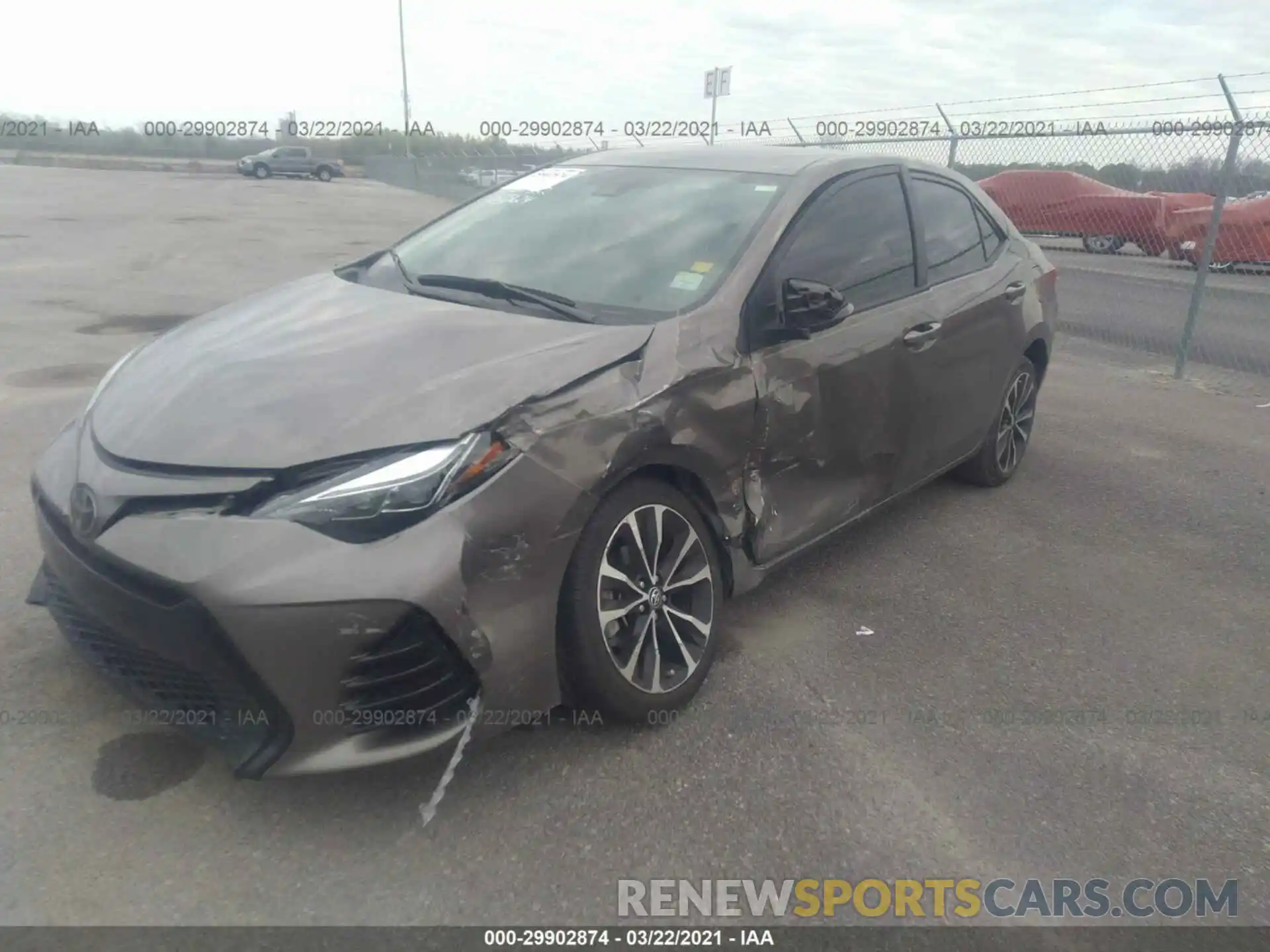 6 Photograph of a damaged car 5YFBURHE1KP866722 TOYOTA COROLLA 2019