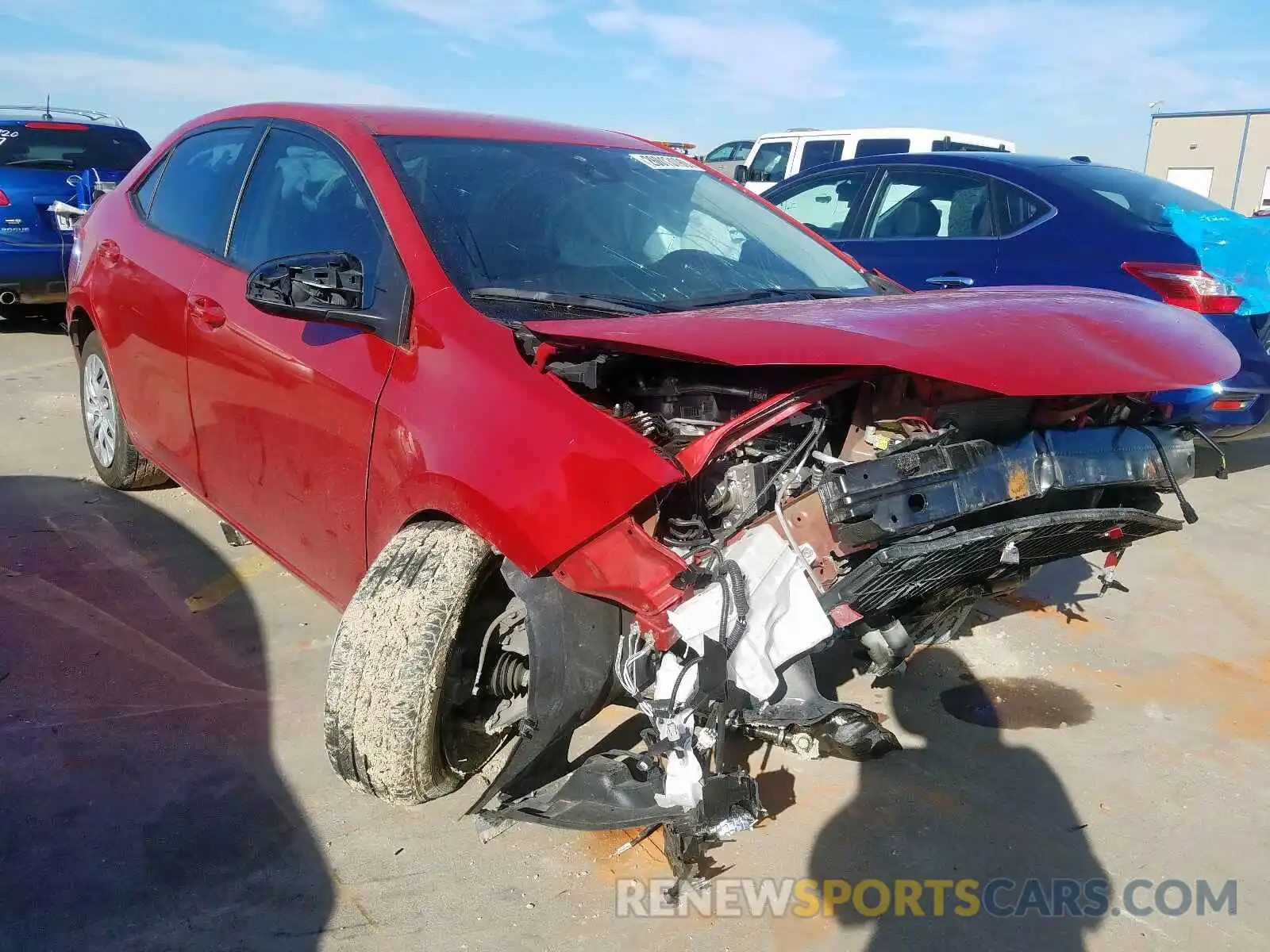 1 Photograph of a damaged car 5YFBURHE1KP867157 TOYOTA COROLLA 2019