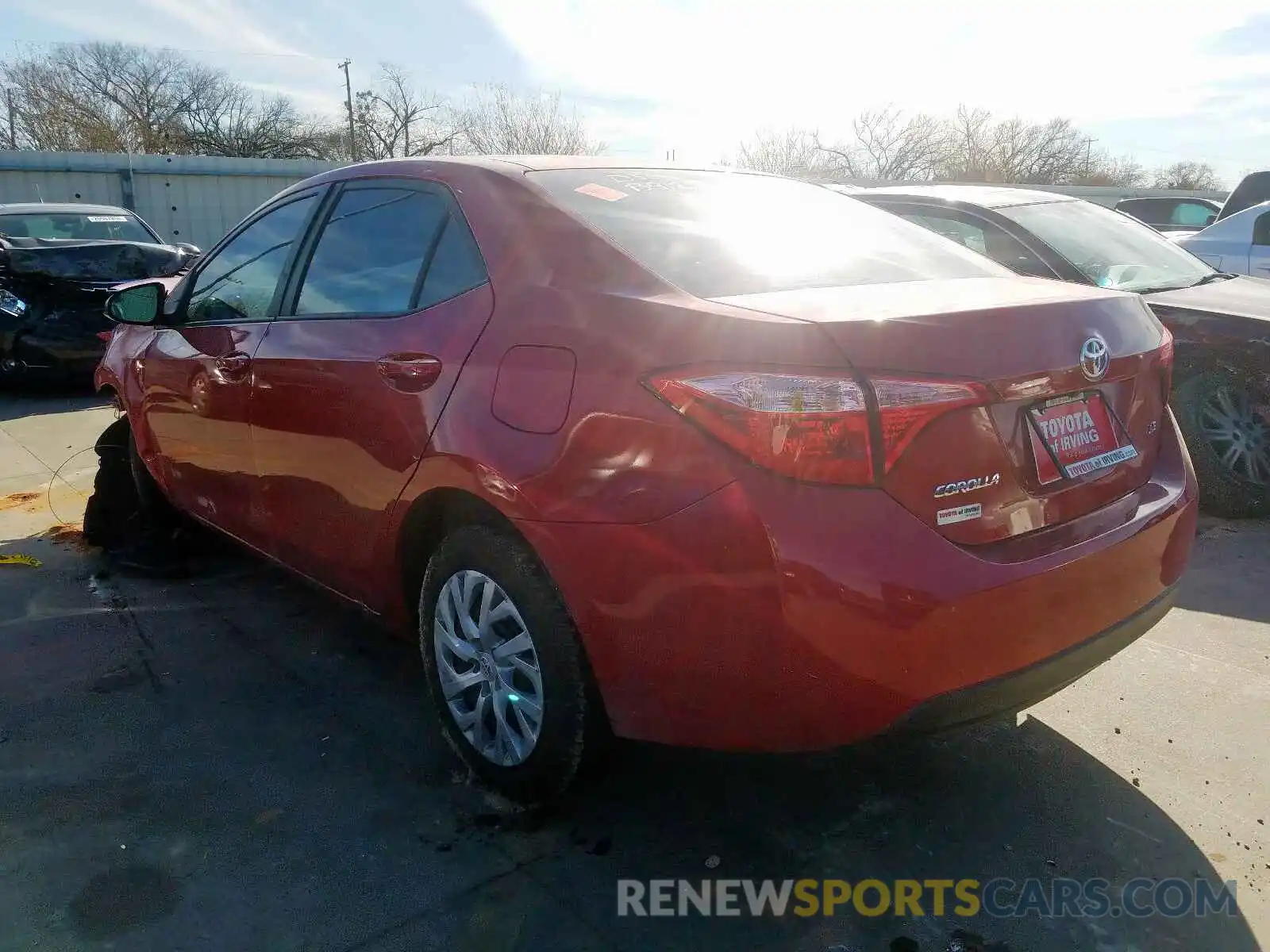 3 Photograph of a damaged car 5YFBURHE1KP867157 TOYOTA COROLLA 2019