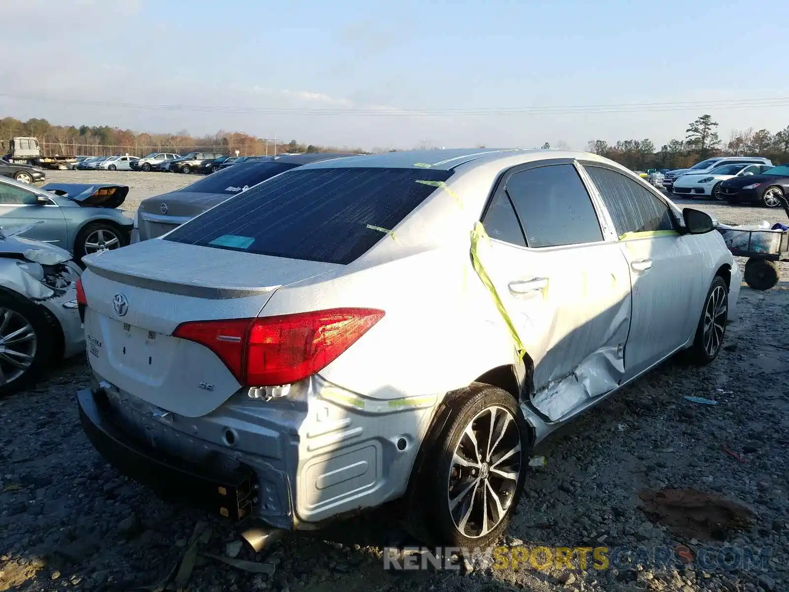 4 Photograph of a damaged car 5YFBURHE1KP867594 TOYOTA COROLLA 2019