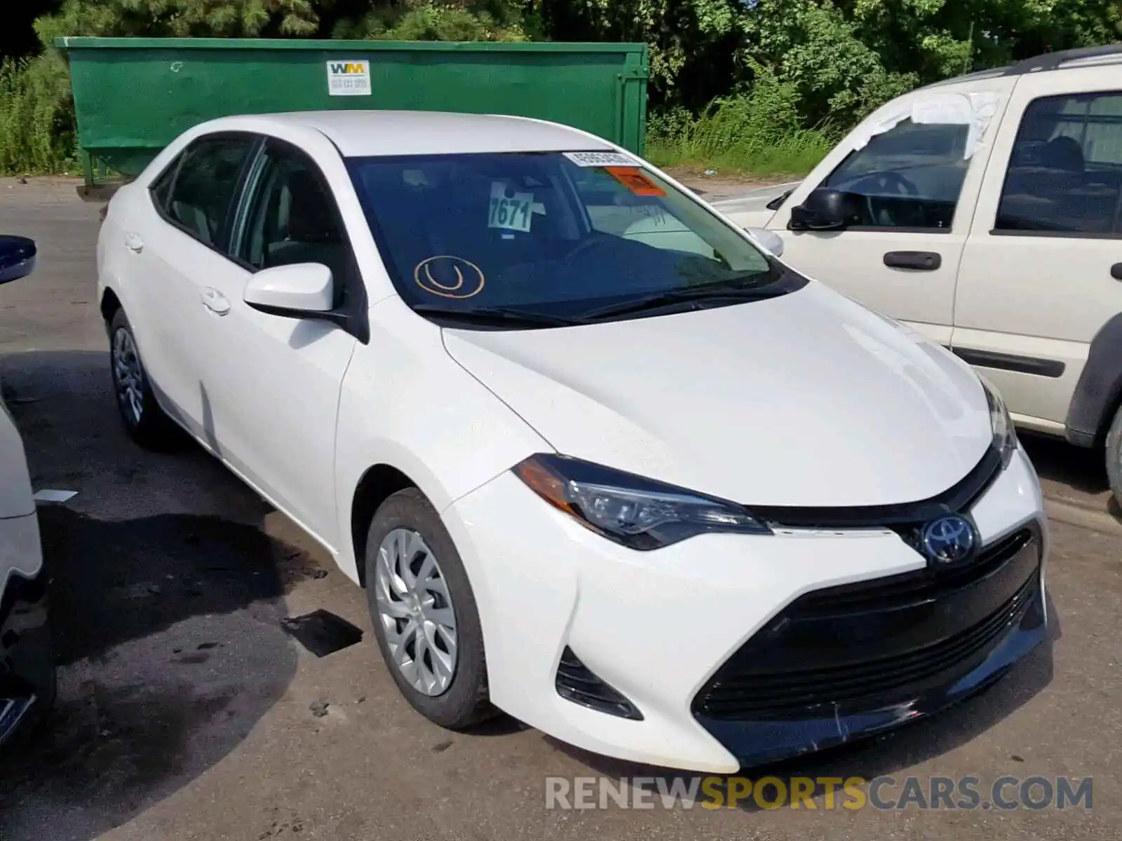 1 Photograph of a damaged car 5YFBURHE1KP867742 TOYOTA COROLLA 2019