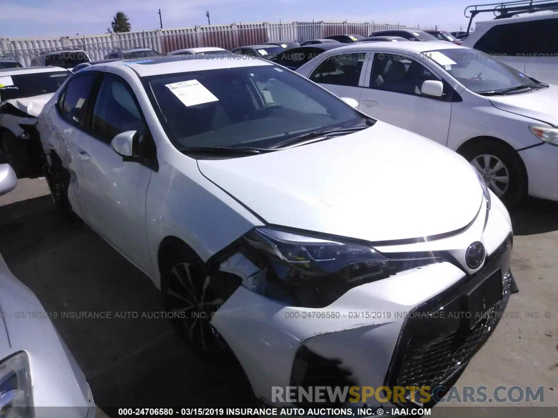 1 Photograph of a damaged car 5YFBURHE1KP868115 TOYOTA COROLLA 2019