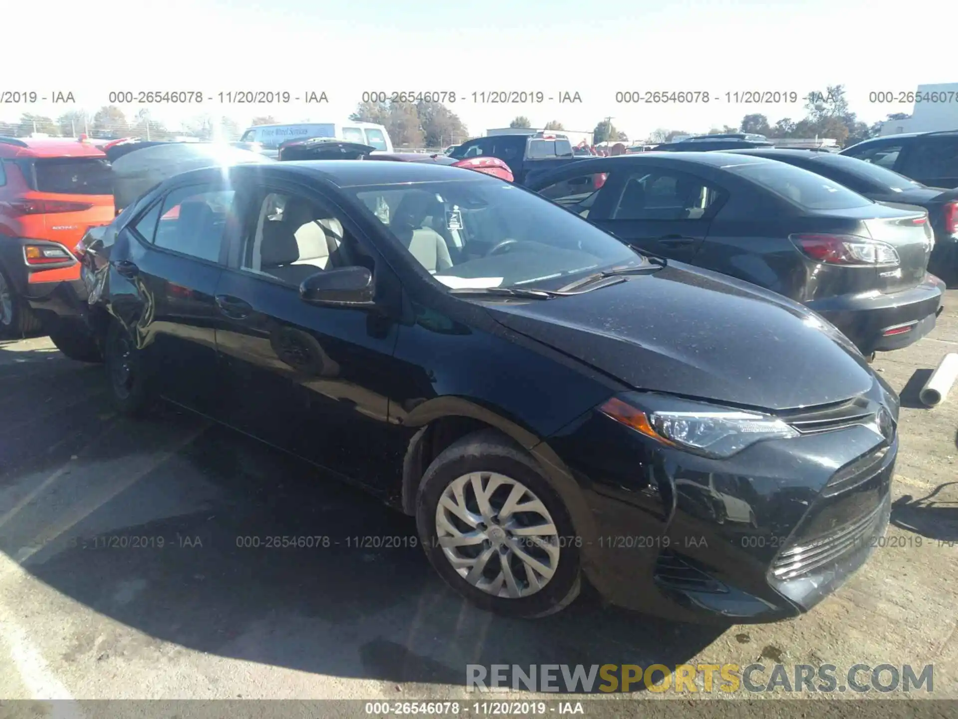 1 Photograph of a damaged car 5YFBURHE1KP868521 TOYOTA COROLLA 2019