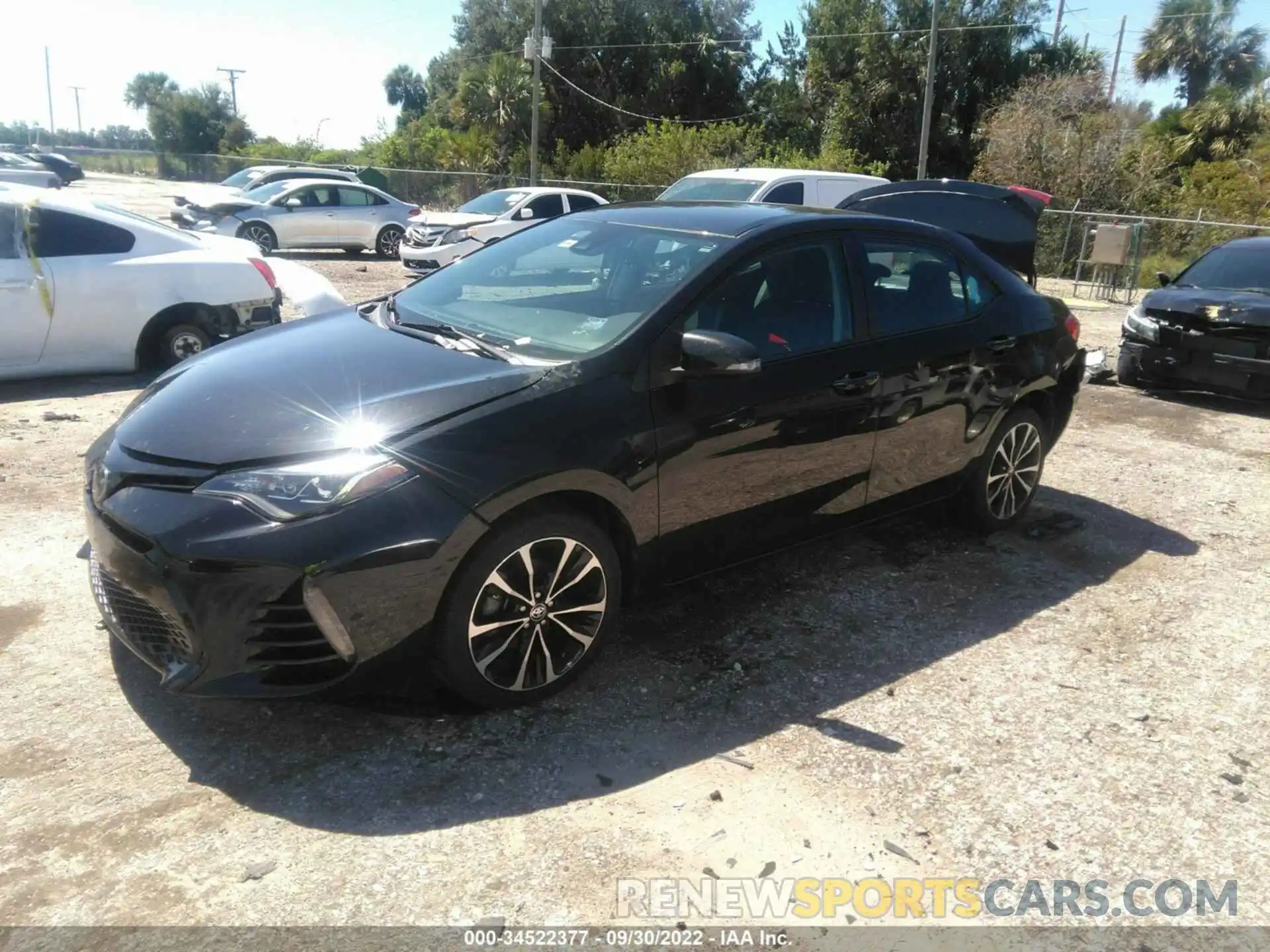 2 Photograph of a damaged car 5YFBURHE1KP868535 TOYOTA COROLLA 2019