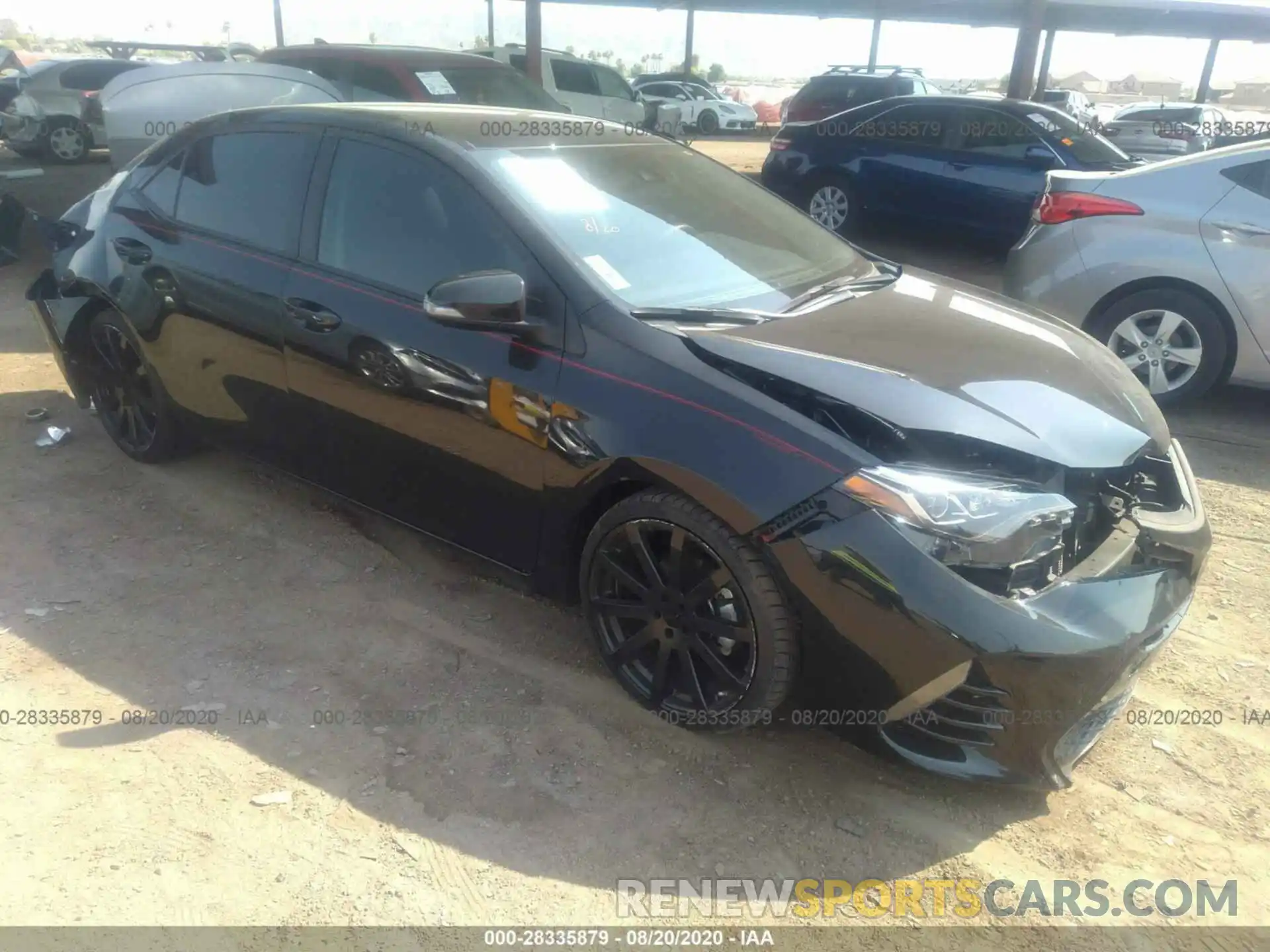 1 Photograph of a damaged car 5YFBURHE1KP868616 TOYOTA COROLLA 2019