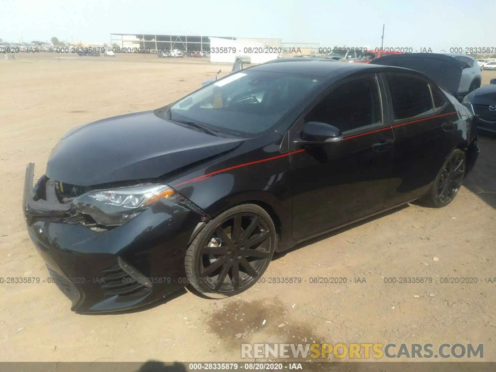 2 Photograph of a damaged car 5YFBURHE1KP868616 TOYOTA COROLLA 2019