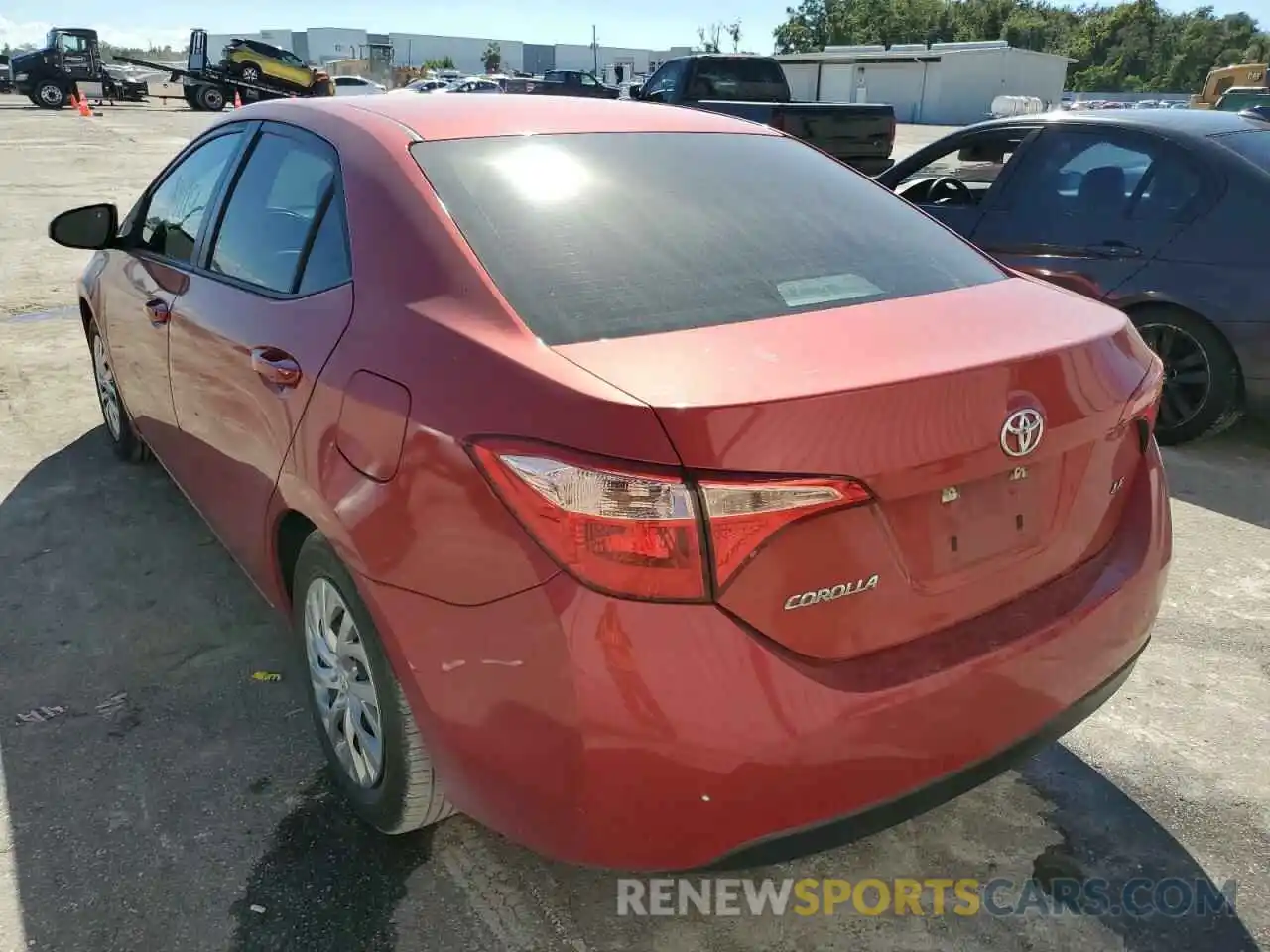 3 Photograph of a damaged car 5YFBURHE1KP868650 TOYOTA COROLLA 2019