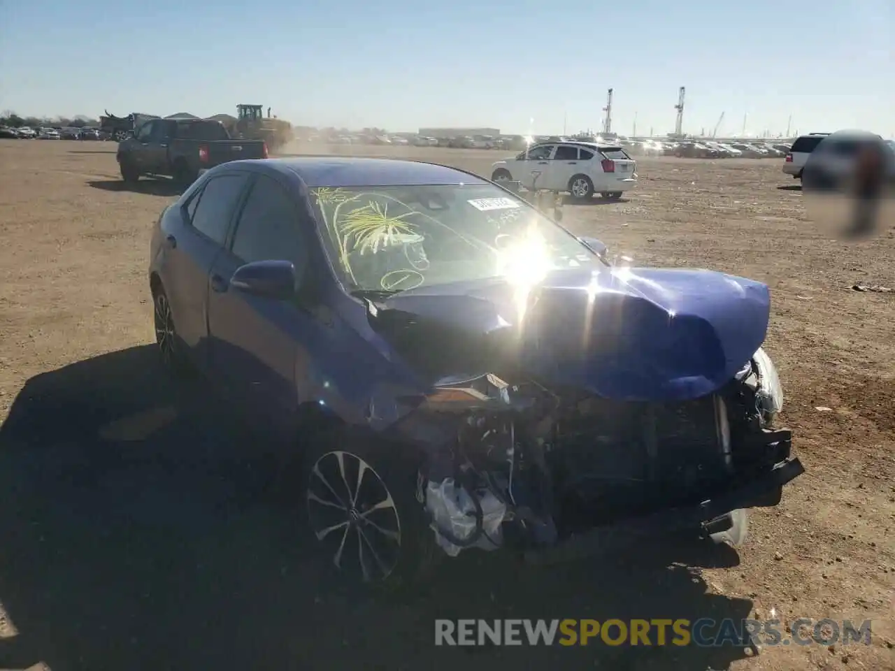 1 Photograph of a damaged car 5YFBURHE1KP868857 TOYOTA COROLLA 2019