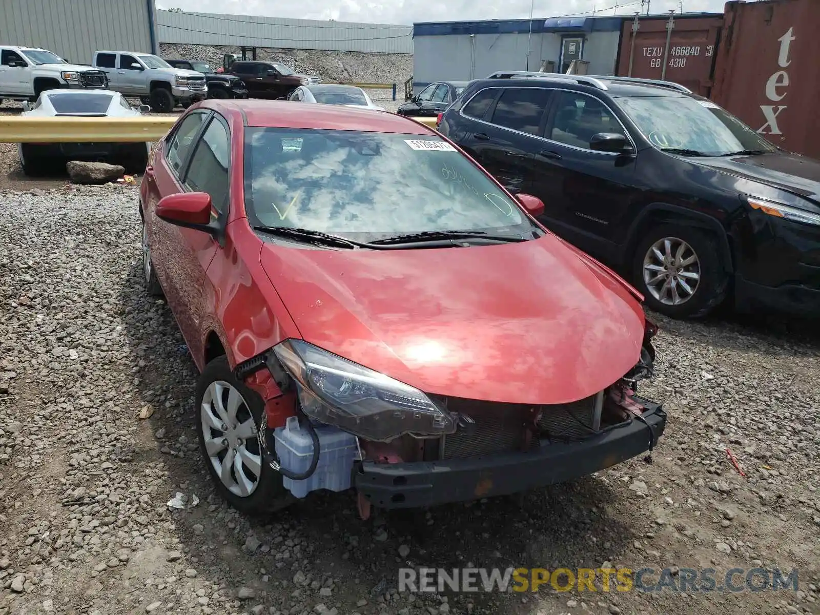 1 Photograph of a damaged car 5YFBURHE1KP869099 TOYOTA COROLLA 2019