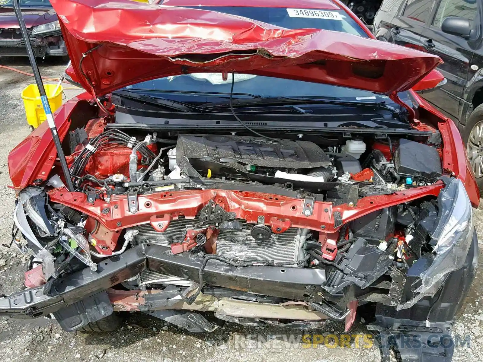 7 Фотография поврежденного автомобиля 5YFBURHE1KP869216 TOYOTA COROLLA 2019