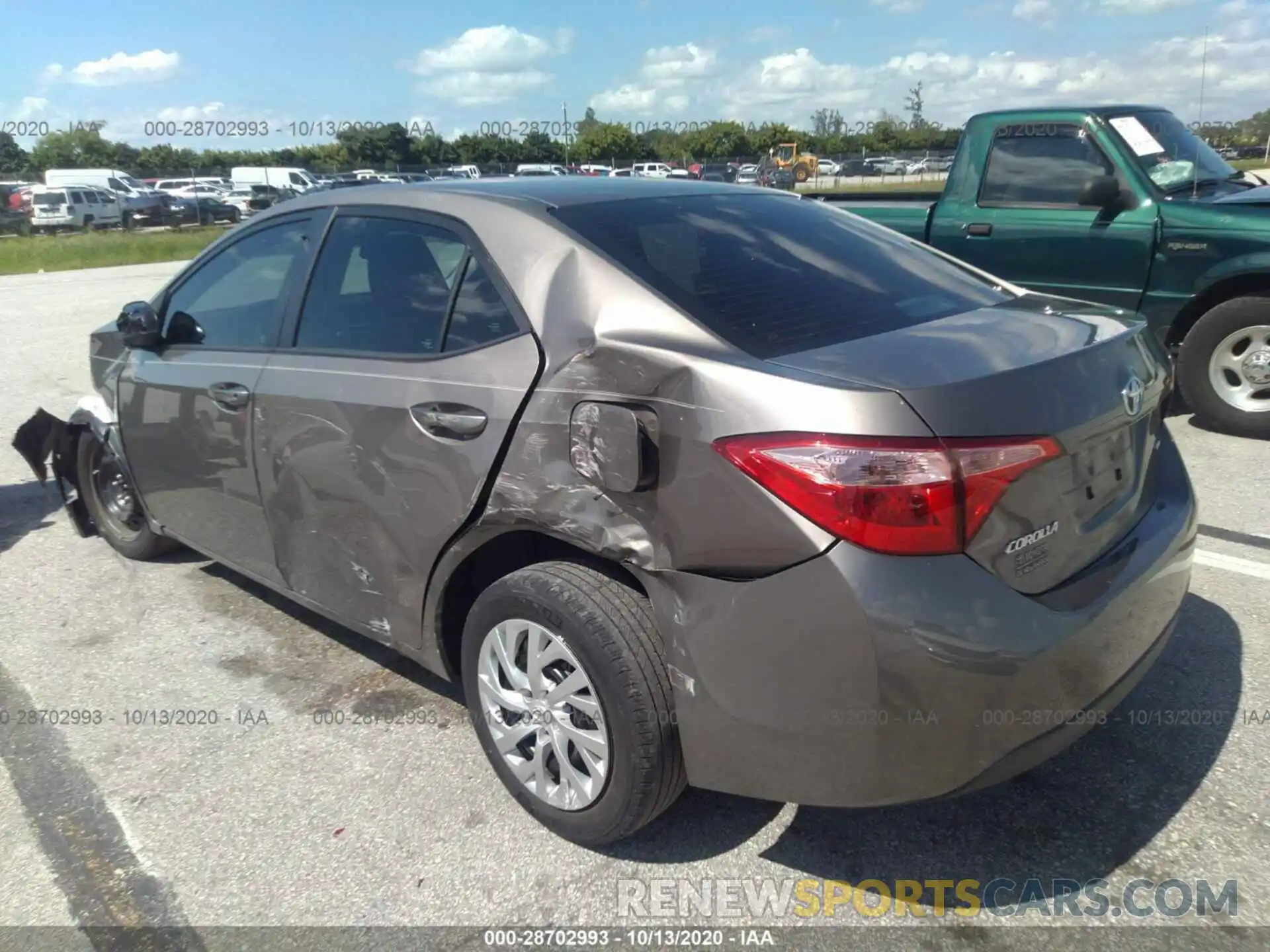 3 Photograph of a damaged car 5YFBURHE1KP869233 TOYOTA COROLLA 2019