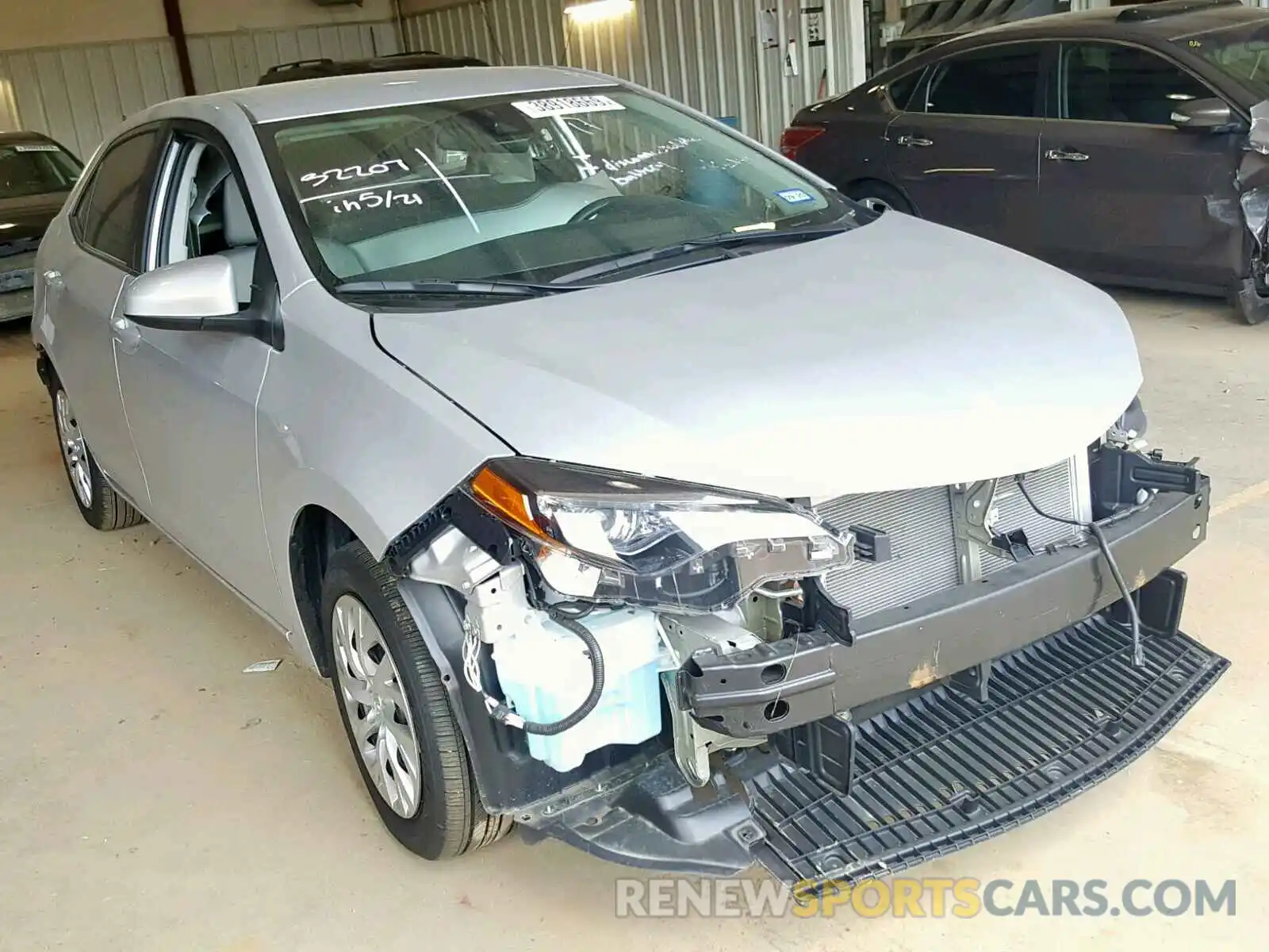 1 Photograph of a damaged car 5YFBURHE1KP869409 TOYOTA COROLLA 2019