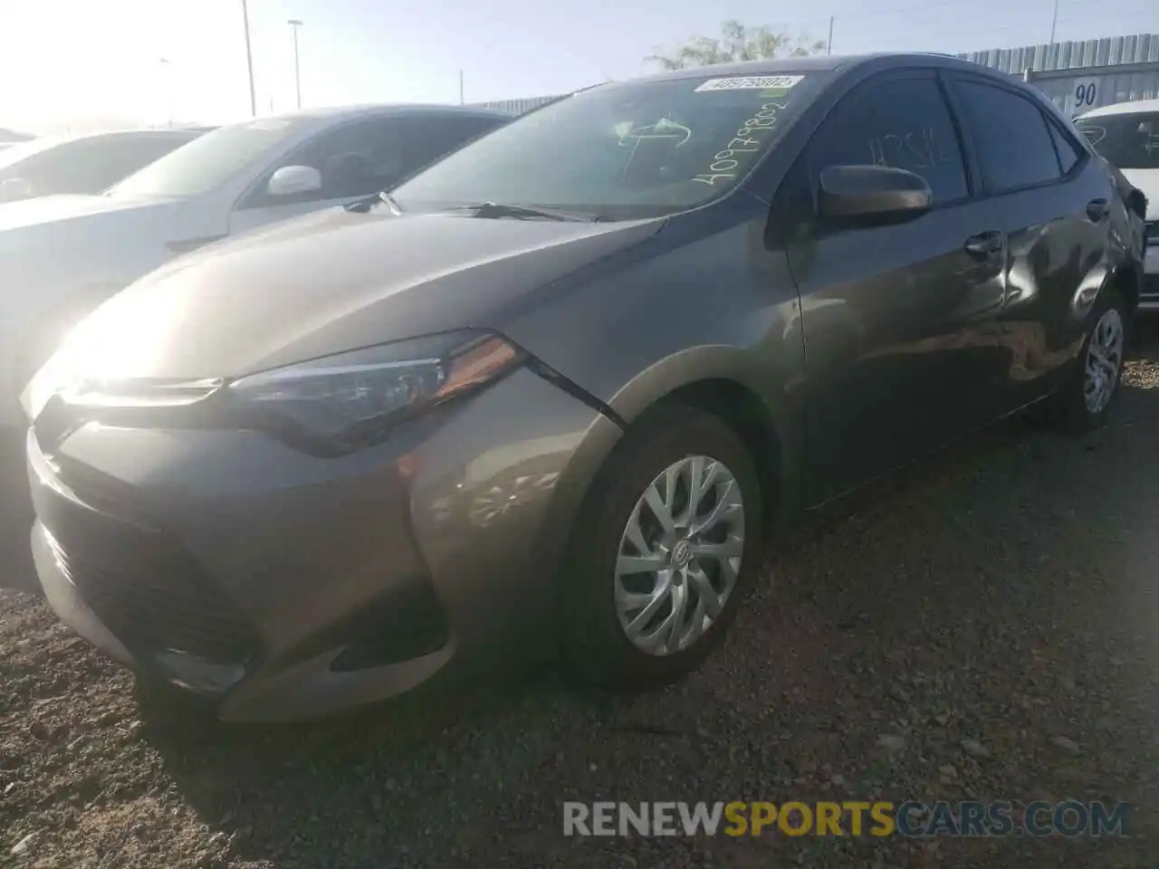 2 Photograph of a damaged car 5YFBURHE1KP869684 TOYOTA COROLLA 2019