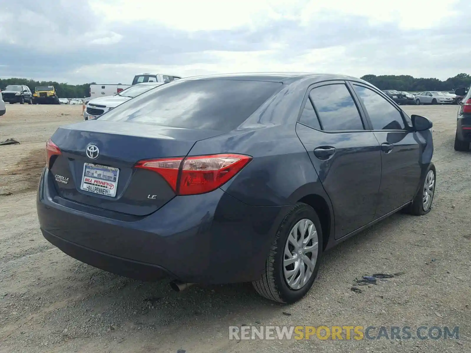 4 Photograph of a damaged car 5YFBURHE1KP869734 TOYOTA COROLLA 2019