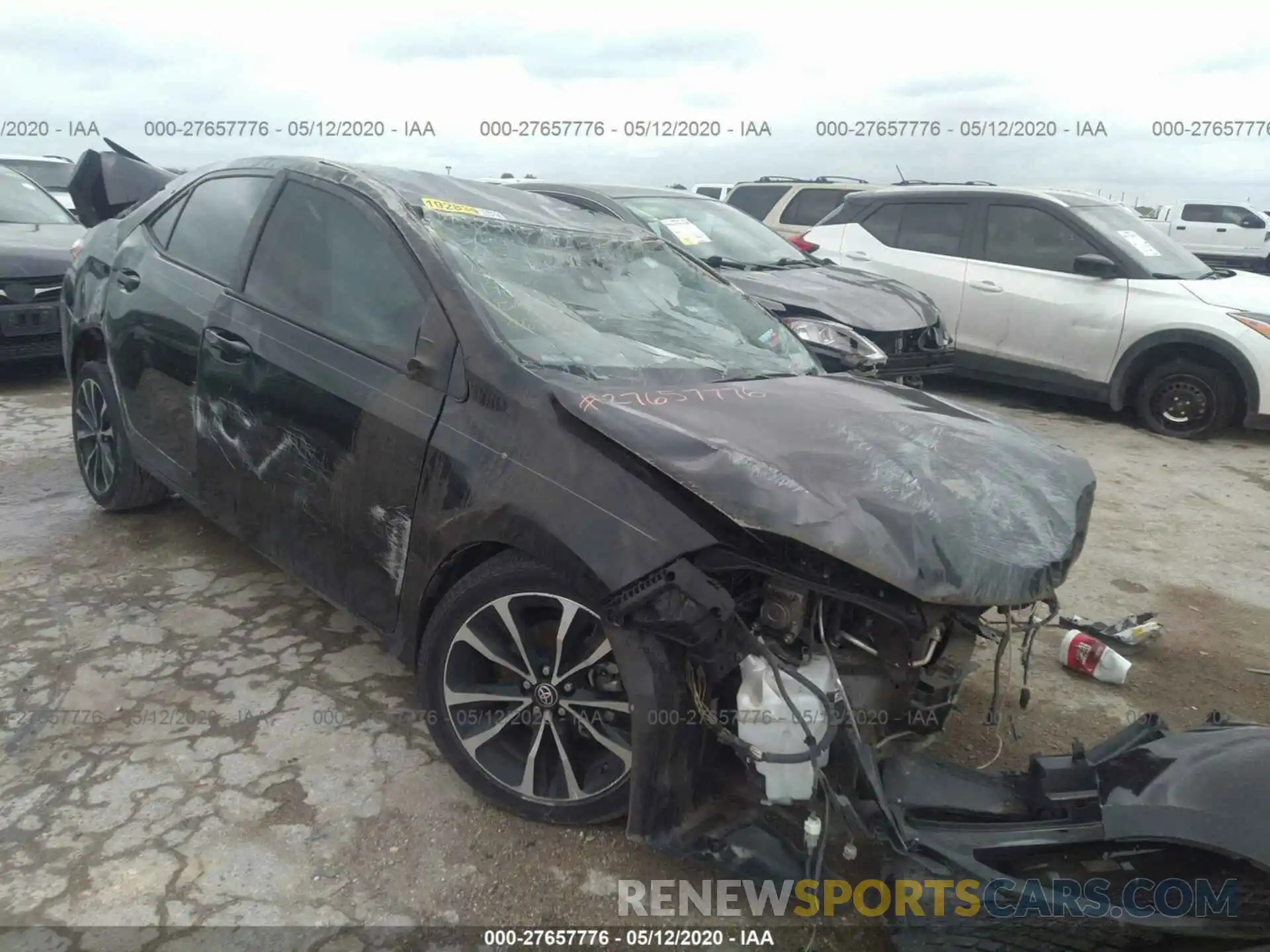 1 Photograph of a damaged car 5YFBURHE1KP869846 TOYOTA COROLLA 2019