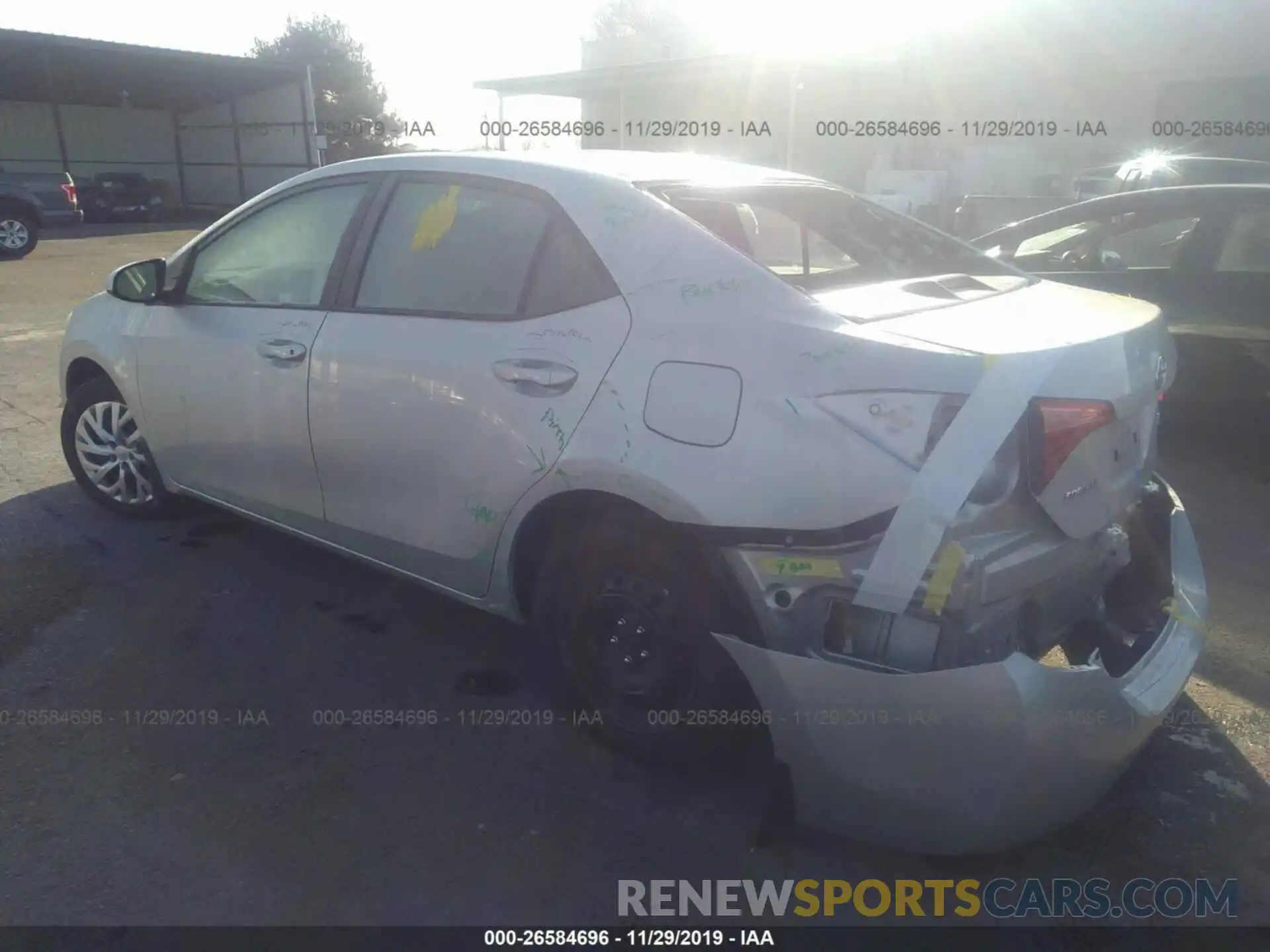 3 Photograph of a damaged car 5YFBURHE1KP870057 TOYOTA COROLLA 2019