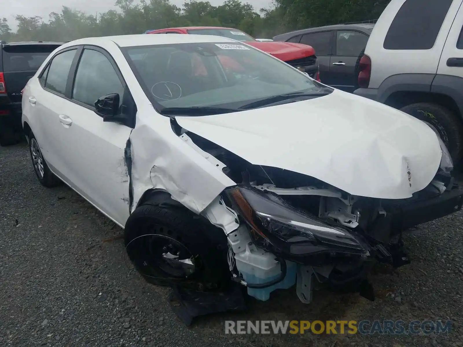 1 Photograph of a damaged car 5YFBURHE1KP870169 TOYOTA COROLLA 2019