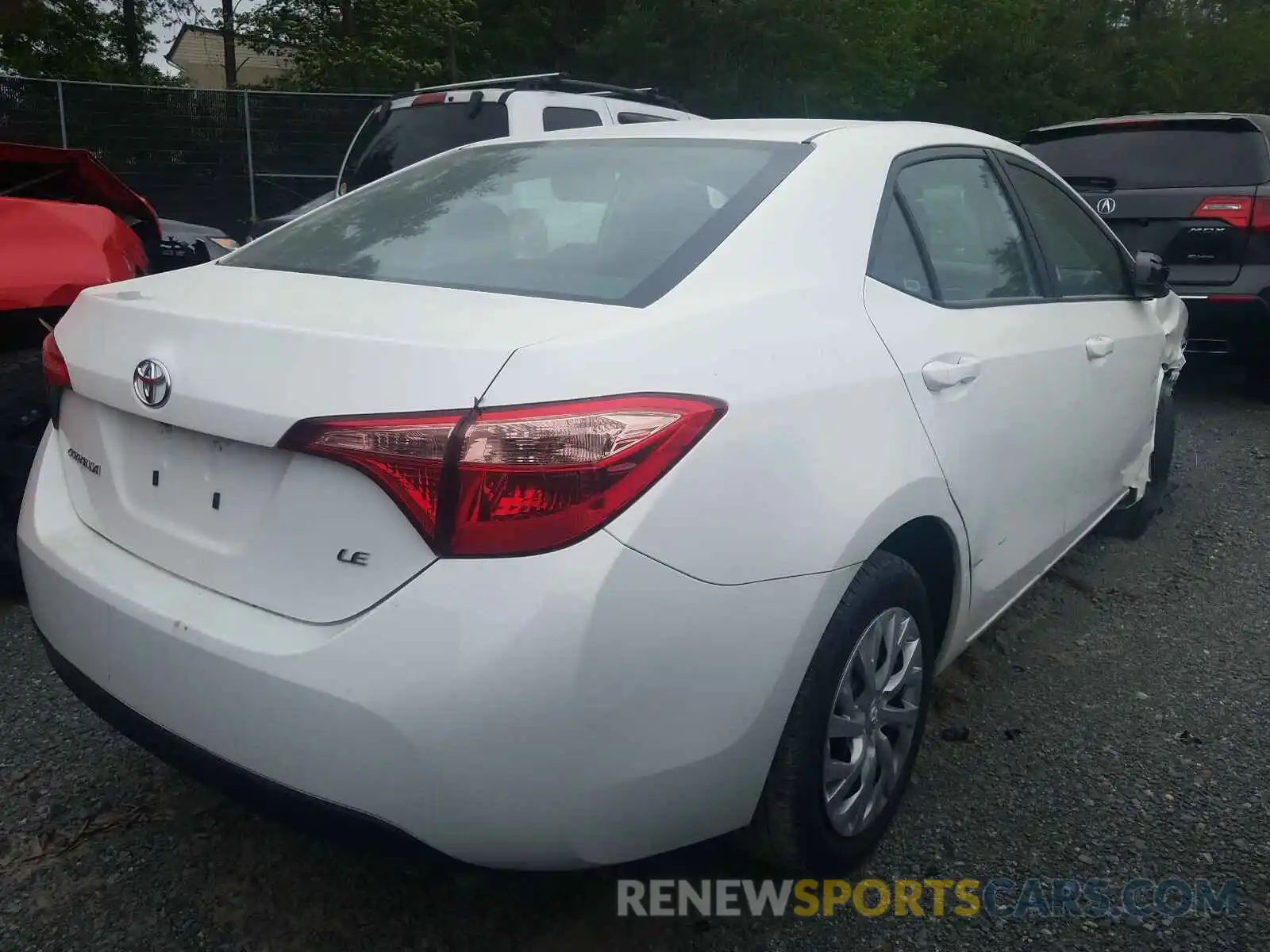 4 Photograph of a damaged car 5YFBURHE1KP870169 TOYOTA COROLLA 2019