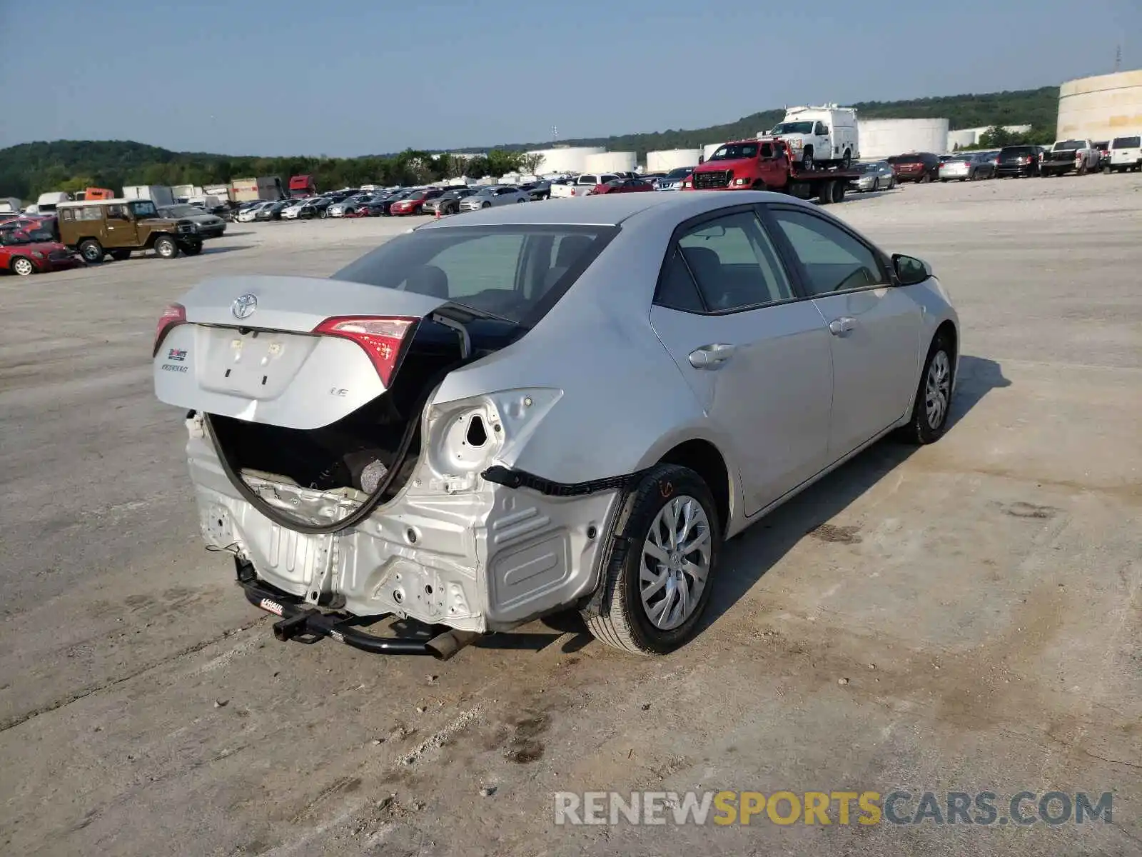 4 Photograph of a damaged car 5YFBURHE1KP870236 TOYOTA COROLLA 2019