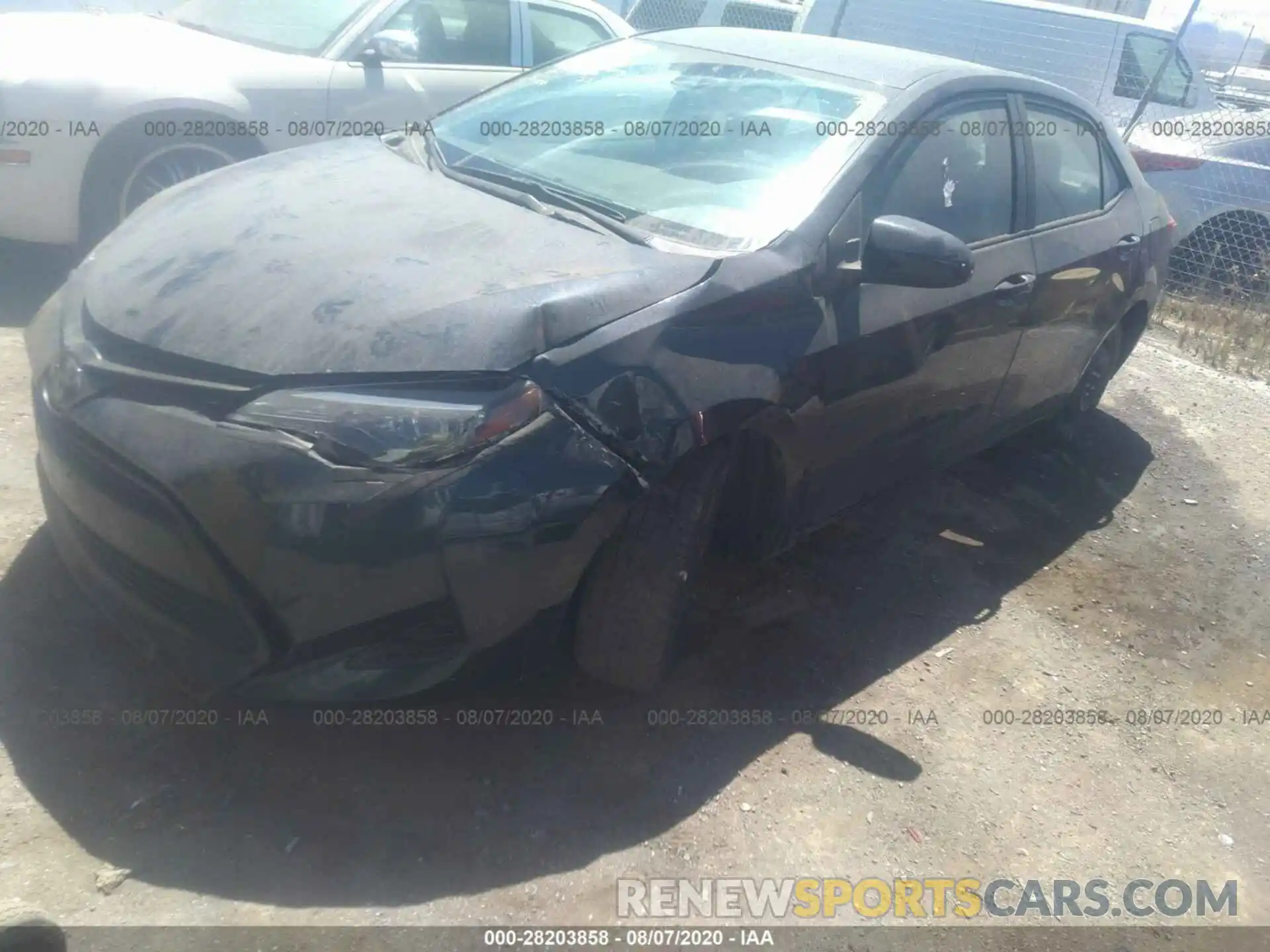 2 Photograph of a damaged car 5YFBURHE1KP870415 TOYOTA COROLLA 2019