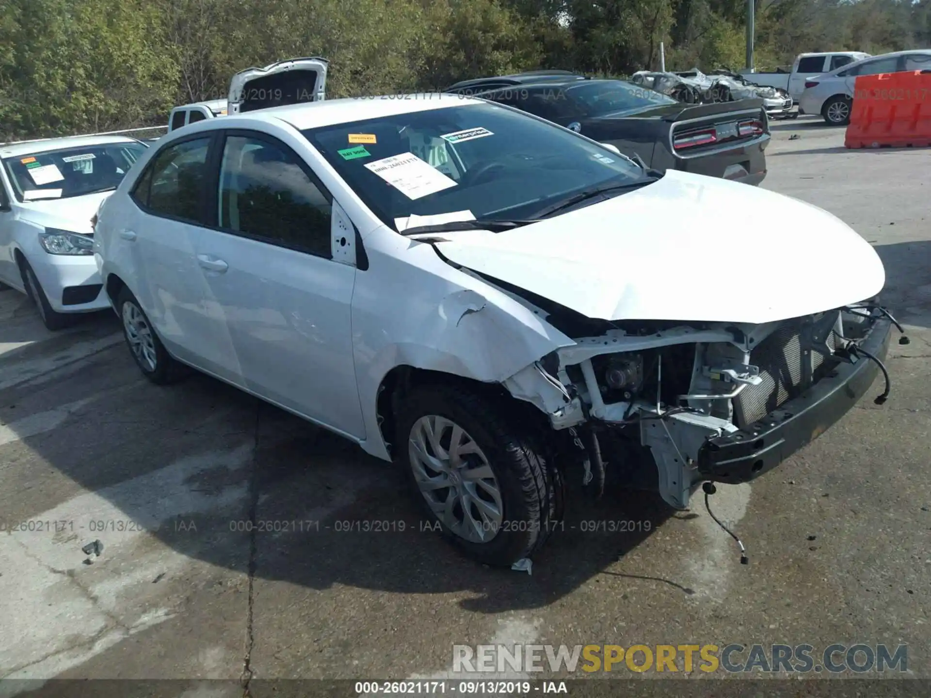 1 Photograph of a damaged car 5YFBURHE1KP870883 TOYOTA COROLLA 2019