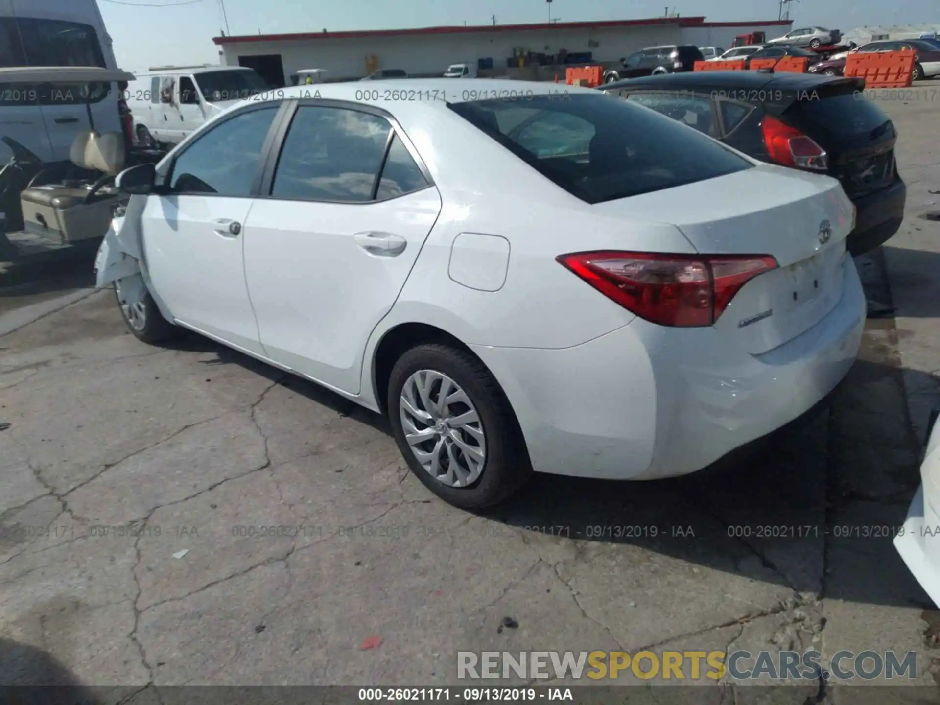 3 Photograph of a damaged car 5YFBURHE1KP870883 TOYOTA COROLLA 2019